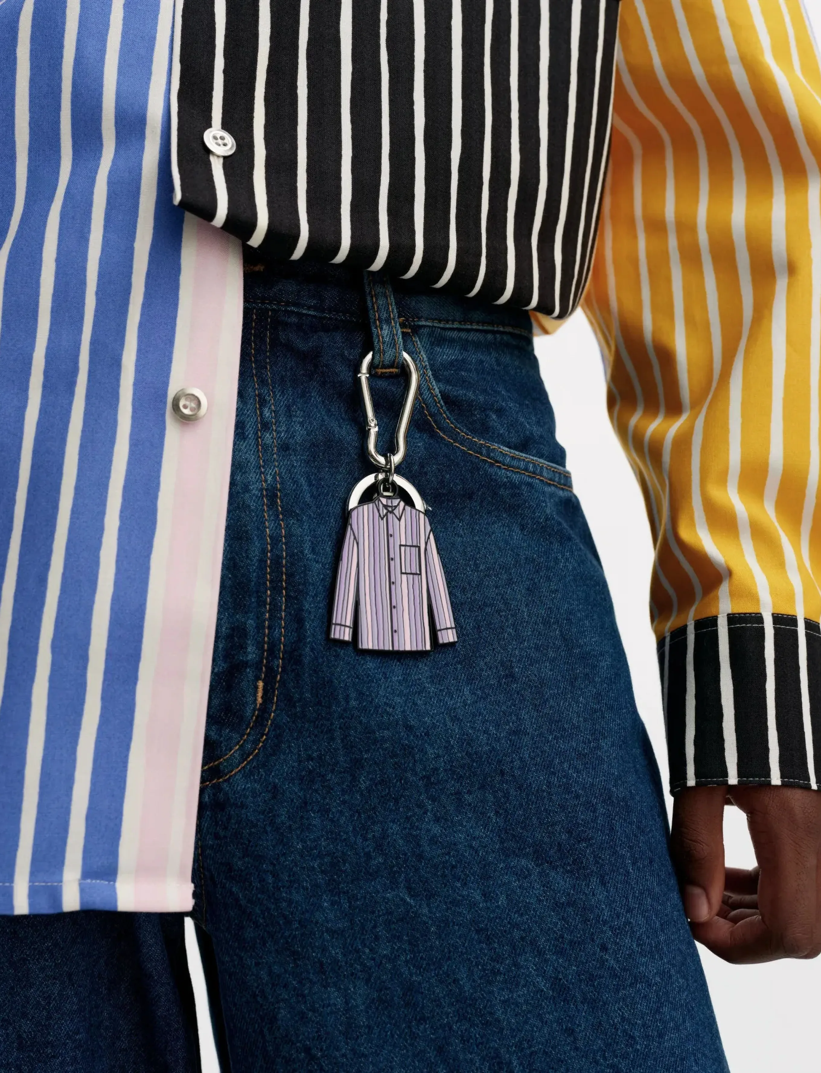 Marimekko Vekku, One Size, Designer, Lila - Key Rings & Bag Charms, Frauen