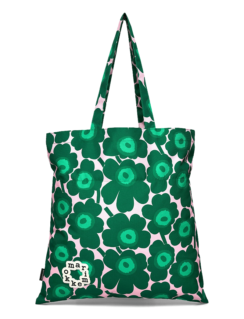 Marimekko - METKA MINI UNIKKO - tote bags - dark green, pink, green - 0