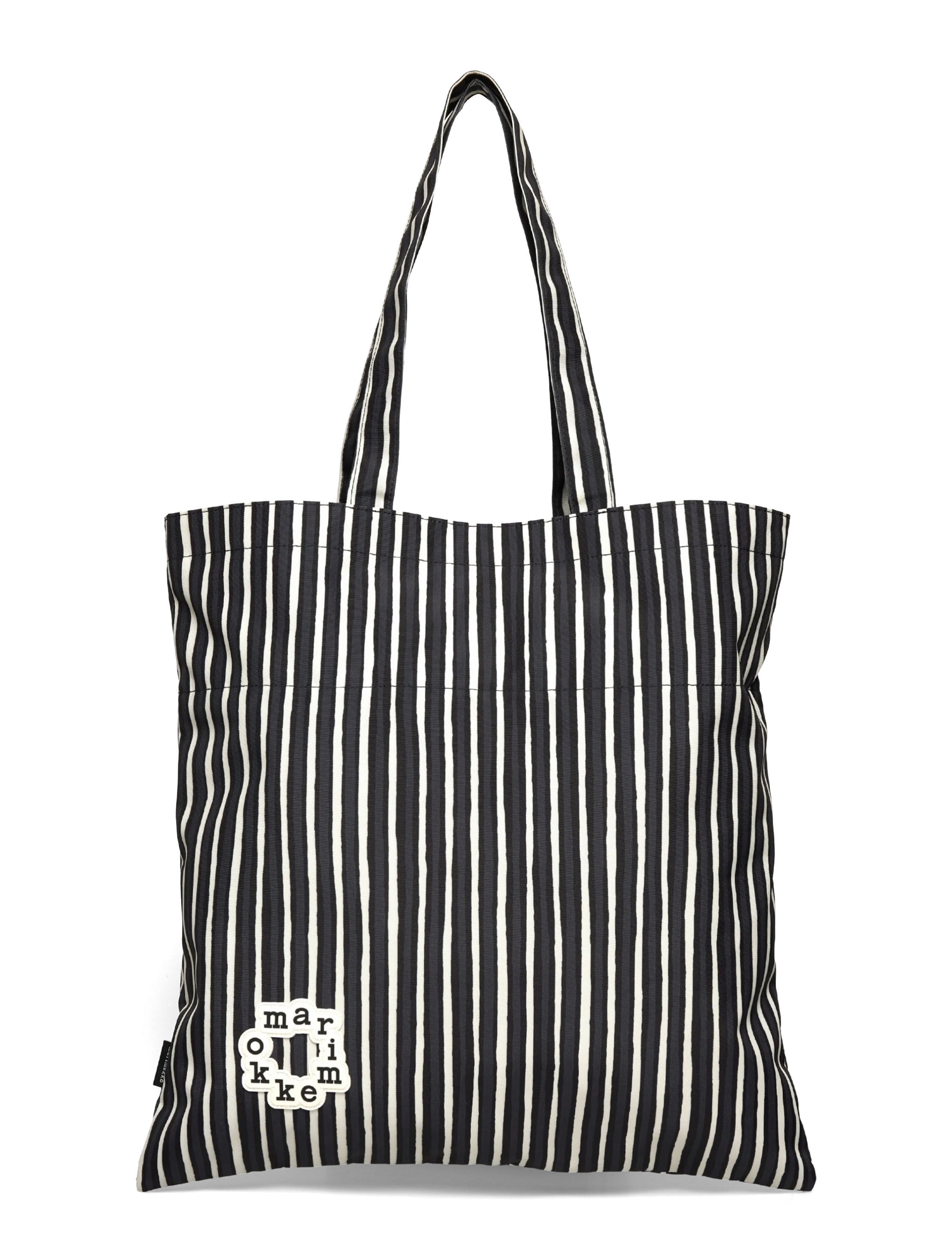Marimekko METKA PICCOLO - Bags - BLACK, WHITE / black
