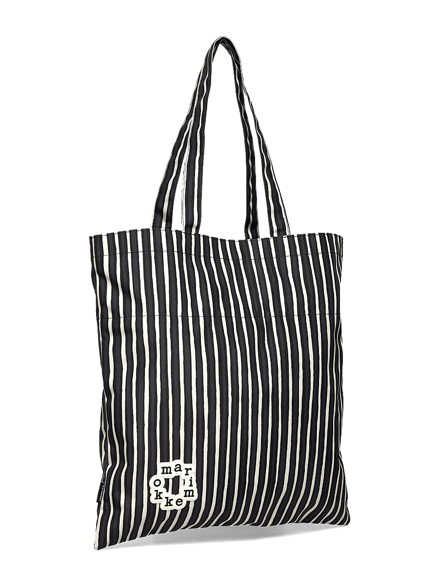 Marimekko - METKA PICCOLO - tote bags - black, white - 3