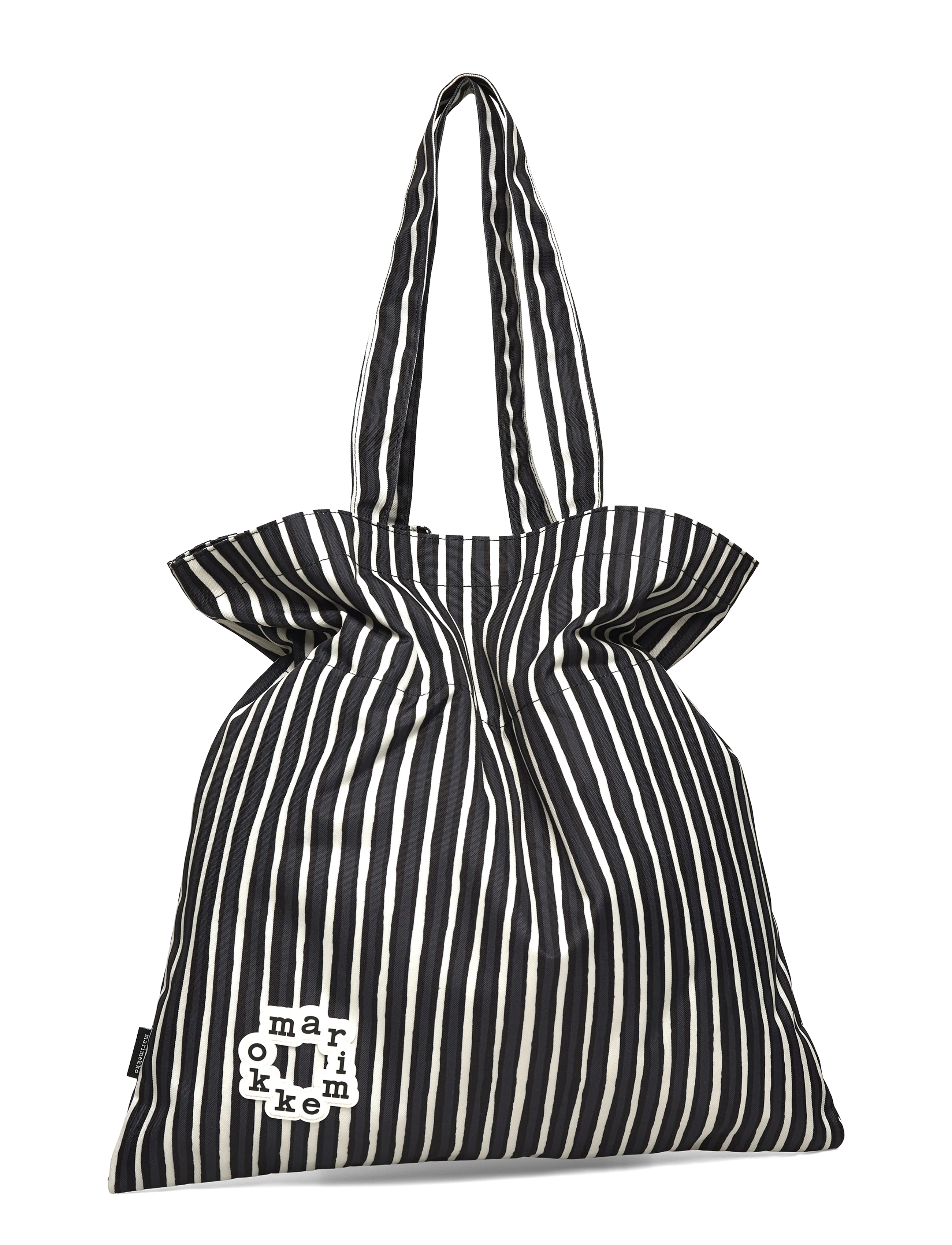 Marimekko - METKA PICCOLO - tote bags - black, white - 4