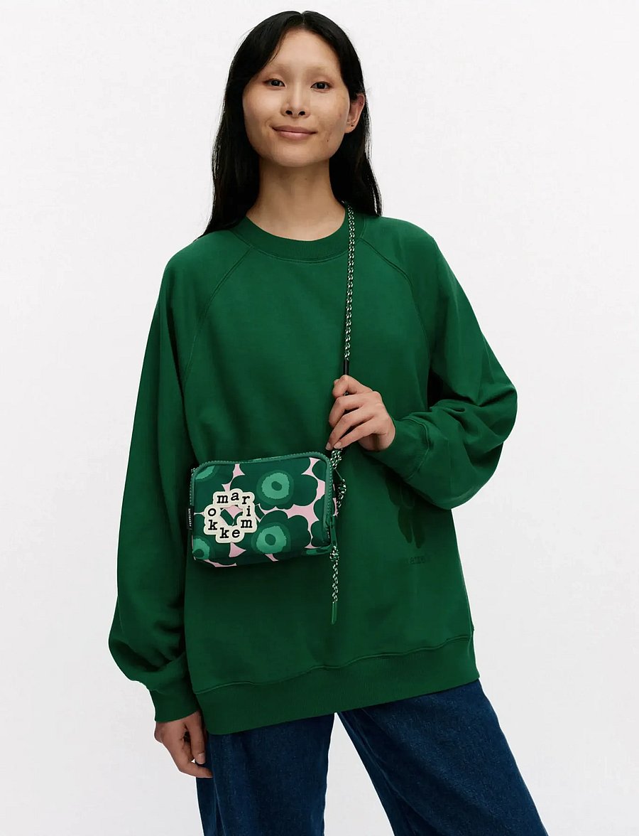 Marimekko - ILOISA MINI UNIKKO - dark green, pink, green - 0