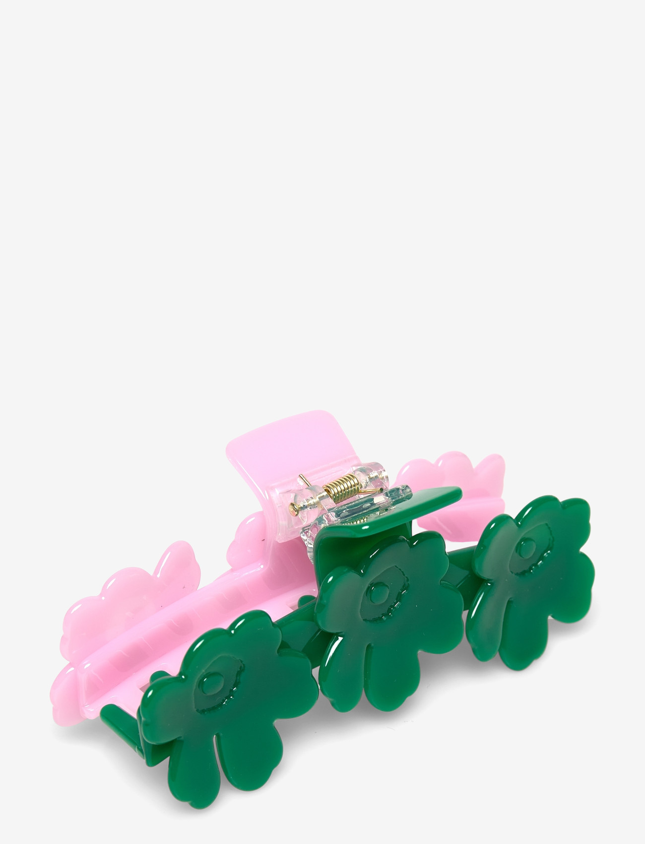 Marimekko - MINI UNIKKO HAIR CLIP TWO-TONE - hårspænde - pink, dark green - 1