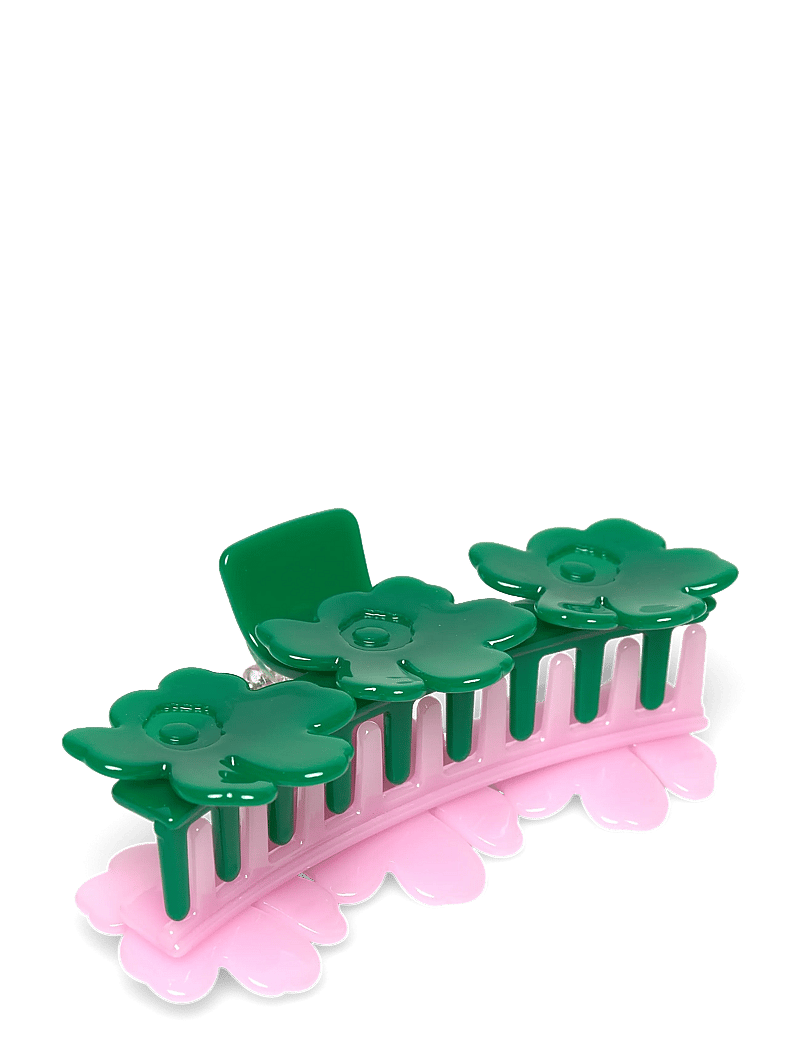 Marimekko - MINI UNIKKO HAIR CLIP TWO-TONE - hårspænde - pink, dark green - 2