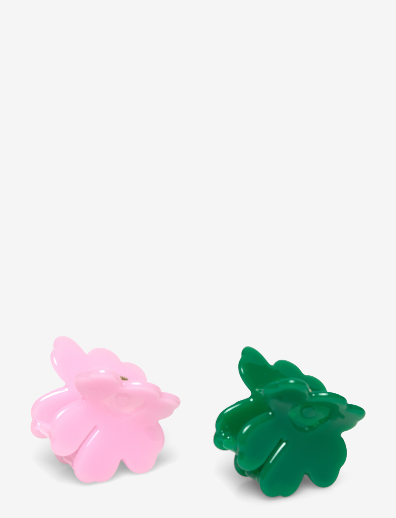 Marimekko - NANO UNIKKO HAIR CLIP SET - haarspange - pink, dark green - 1