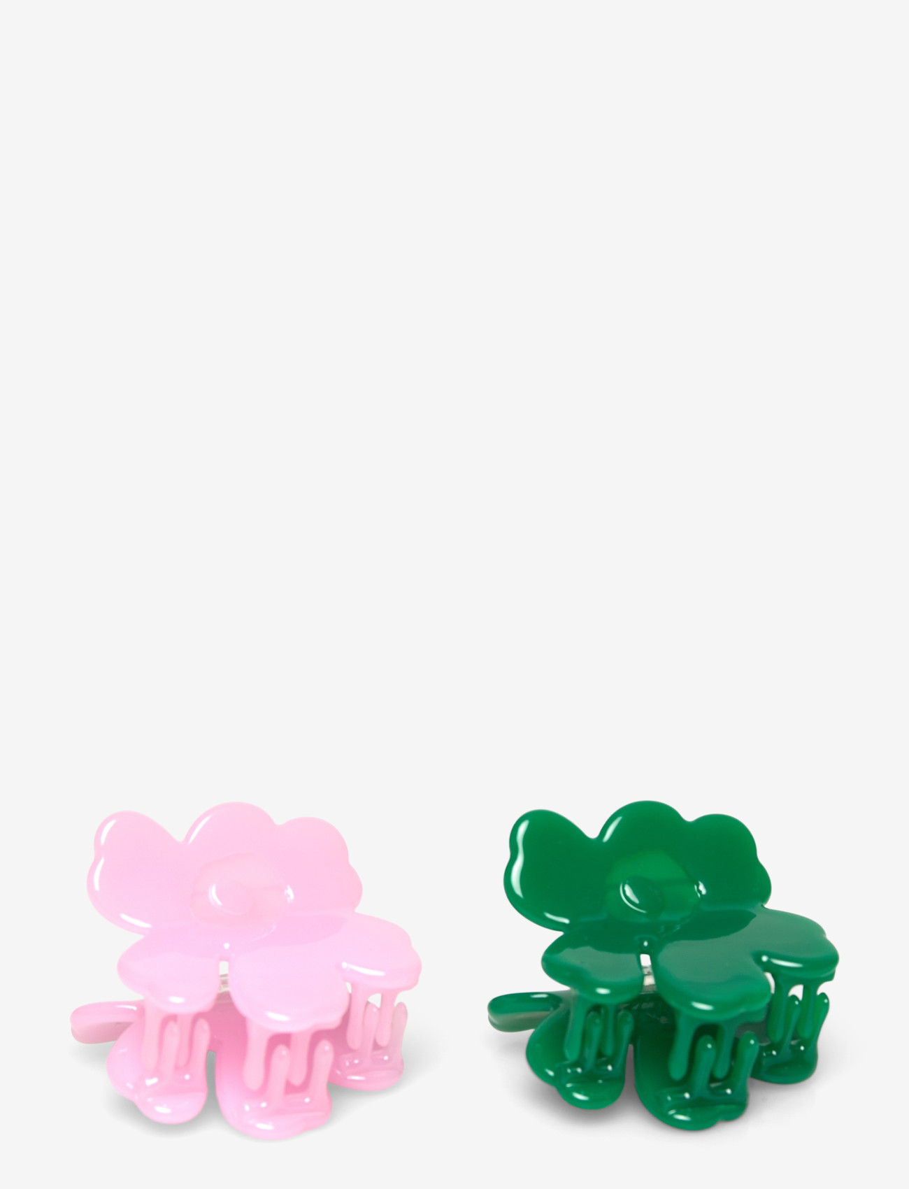 Marimekko - NANO UNIKKO HAIR CLIP SET - haarspange - pink, dark green - 2