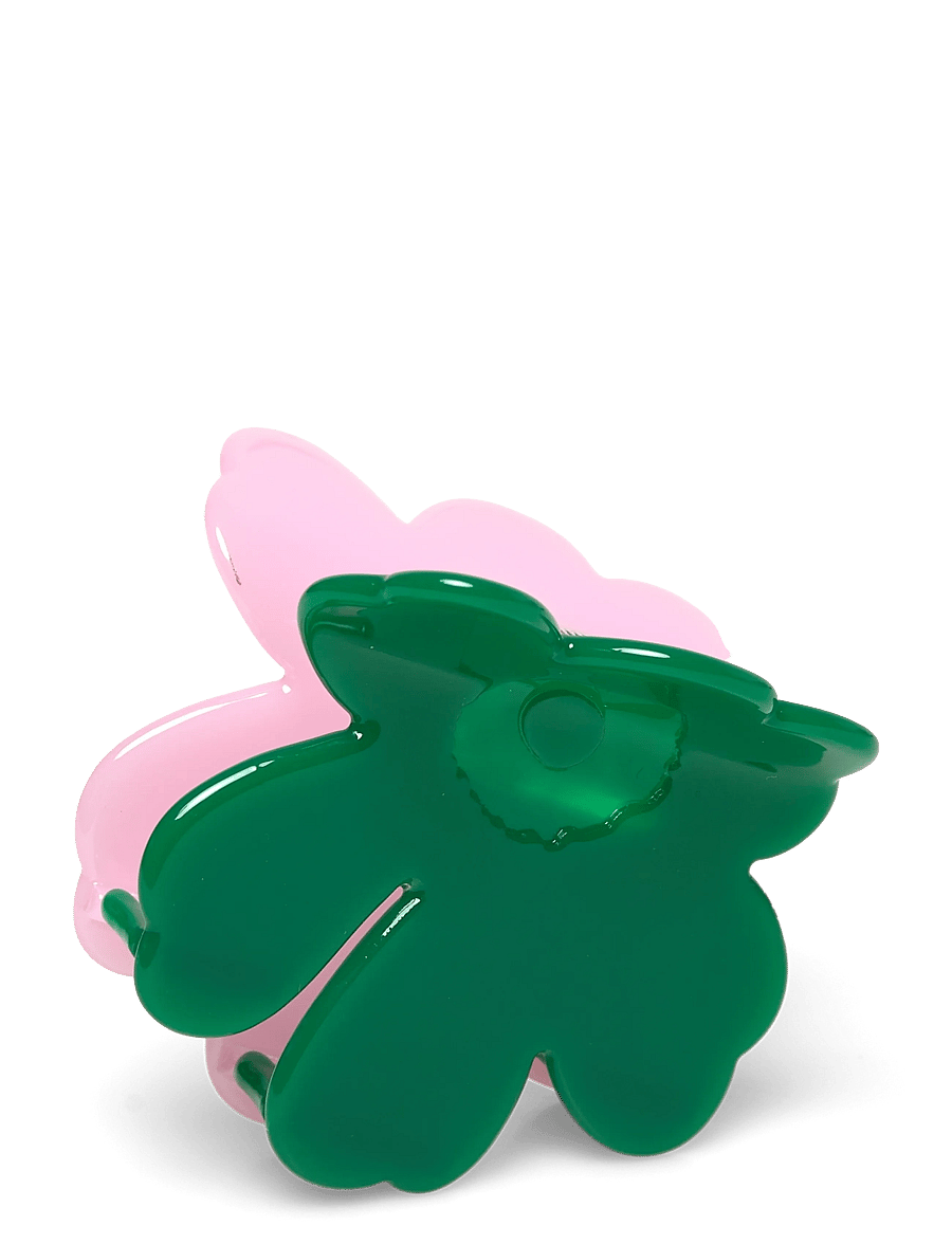 Marimekko - UNIKKO HAIR CLIP S TWO-TONE - hårspænde - pink, dark green - 1