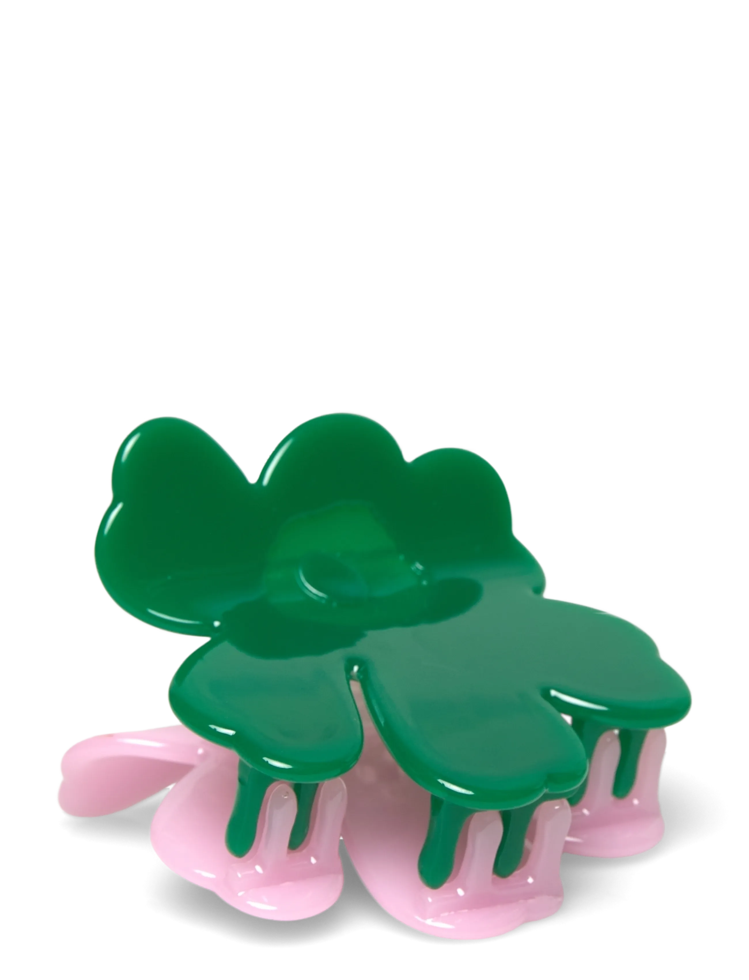 Marimekko - UNIKKO HAIR CLIP S TWO-TONE - hårspænde - pink, dark green - 2