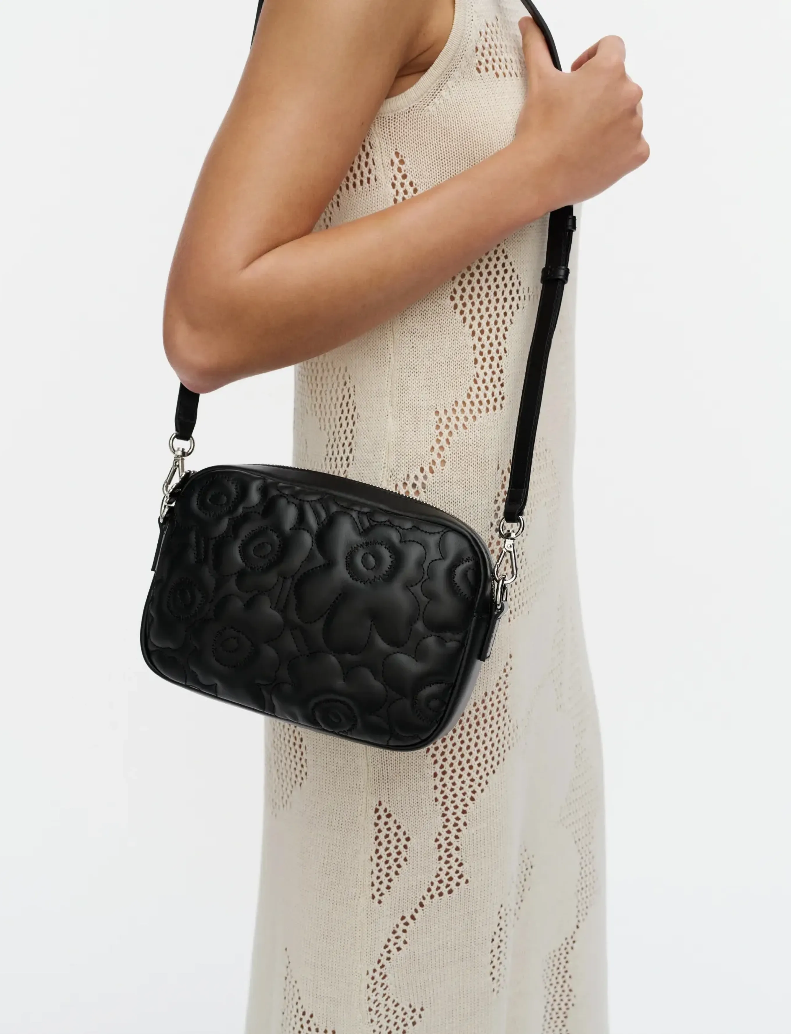 Marimekko Gratha Unikko, One Size, Black, Tasker > Crossbody-Tasker, Dame