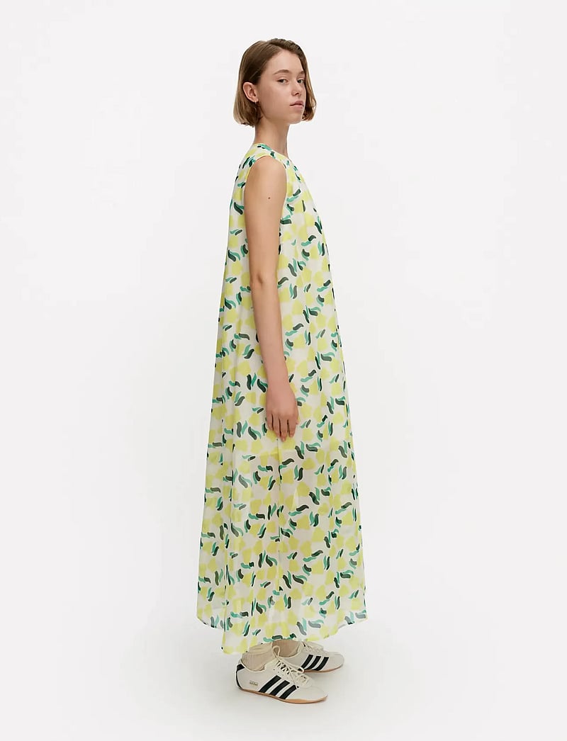 Marimekko - PIIRROOT LEMMITTY - maxi dresses - white, yellow, green - 4