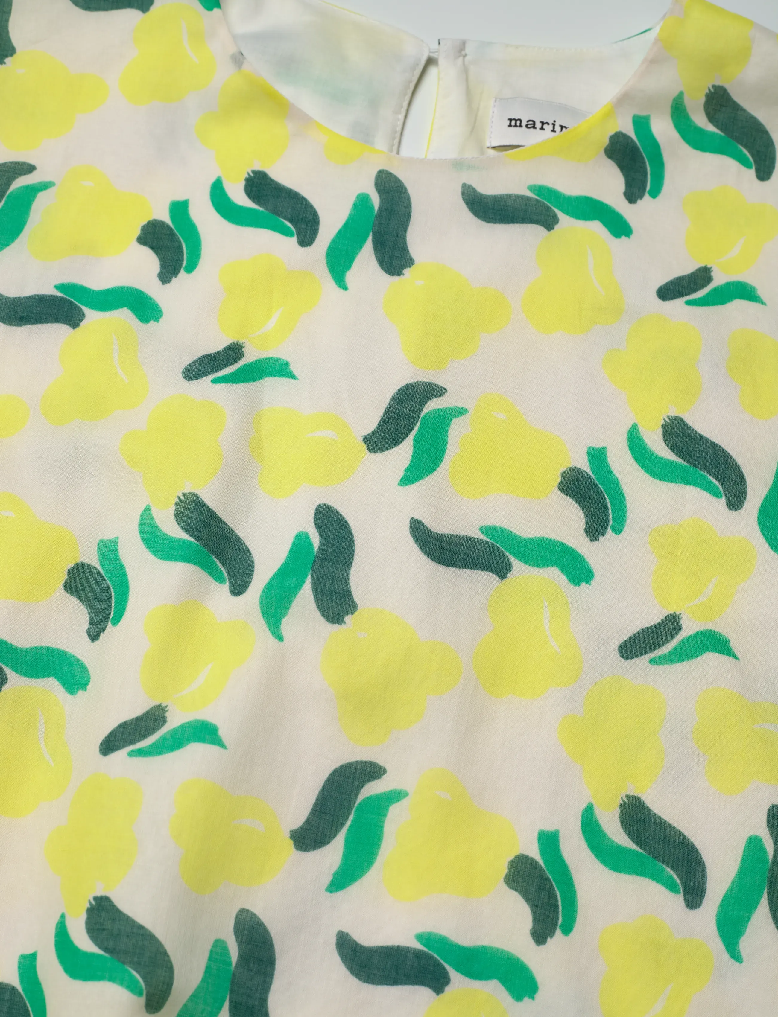 Marimekko - PIIRROOT LEMMITTY - sommarklänningar - white, yellow, green - 5