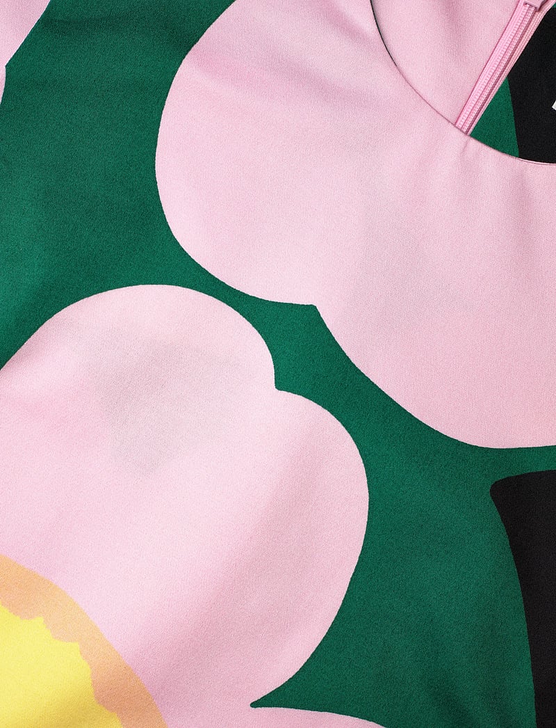 Marimekko - SILUETTI UNIKKO - minikleidid - green, pink, yellow - 5
