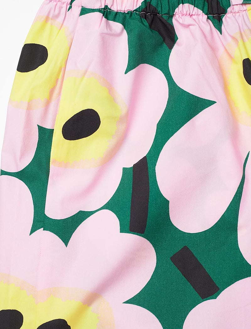 Marimekko - PUOTI UNIKKO - bukser med brede ben - pink, green, yellow - 5