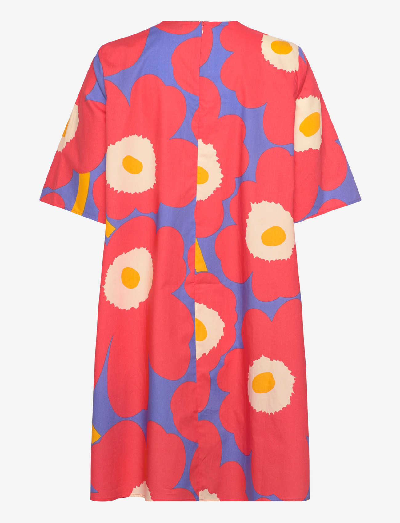 Marimekko - KUKKIVA UNIKKO - t-shirt-kleider - red, blue, orange - 2