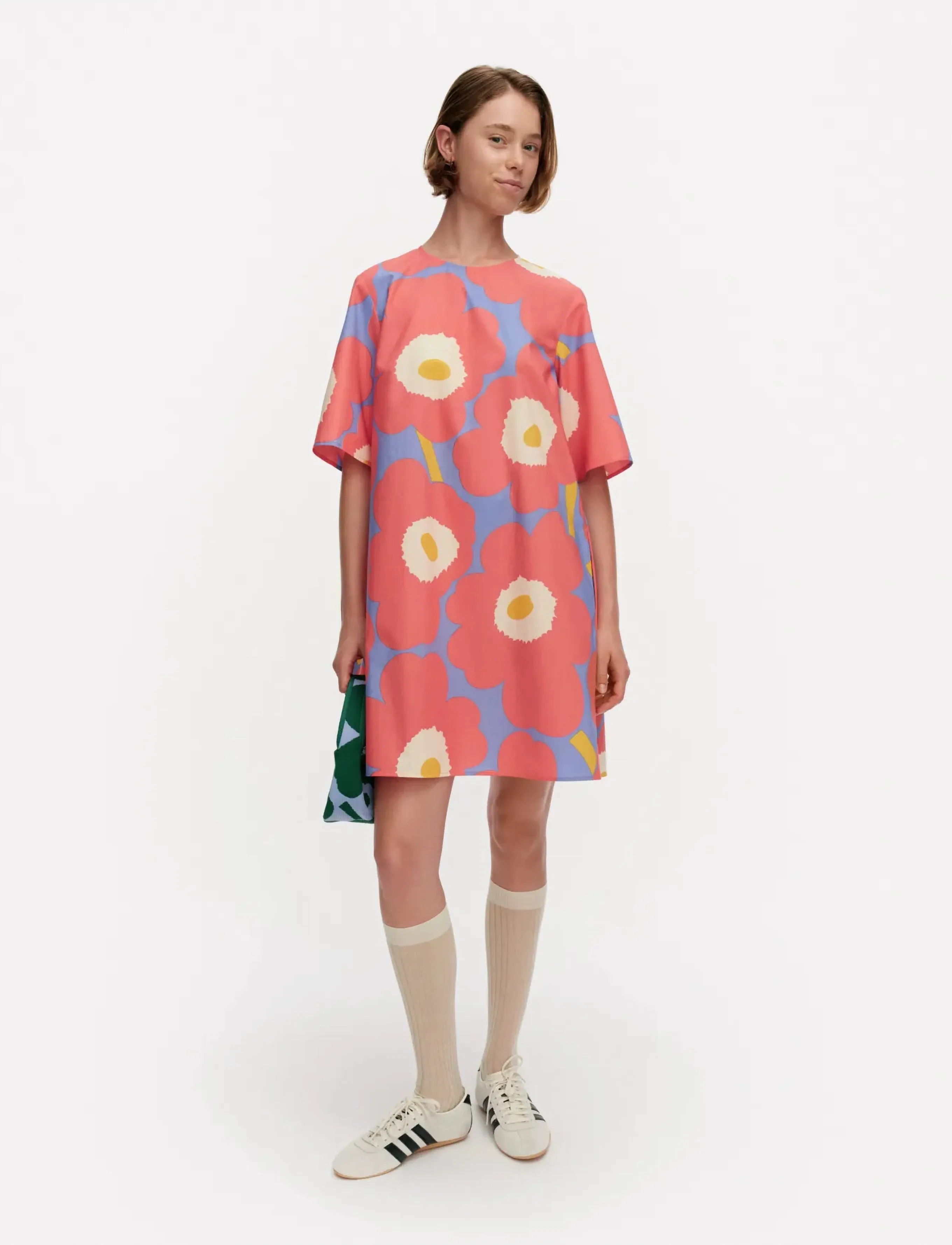 Marimekko Kukkiva Unikko, 40, Dresses, Rot - T-shirt Frauen