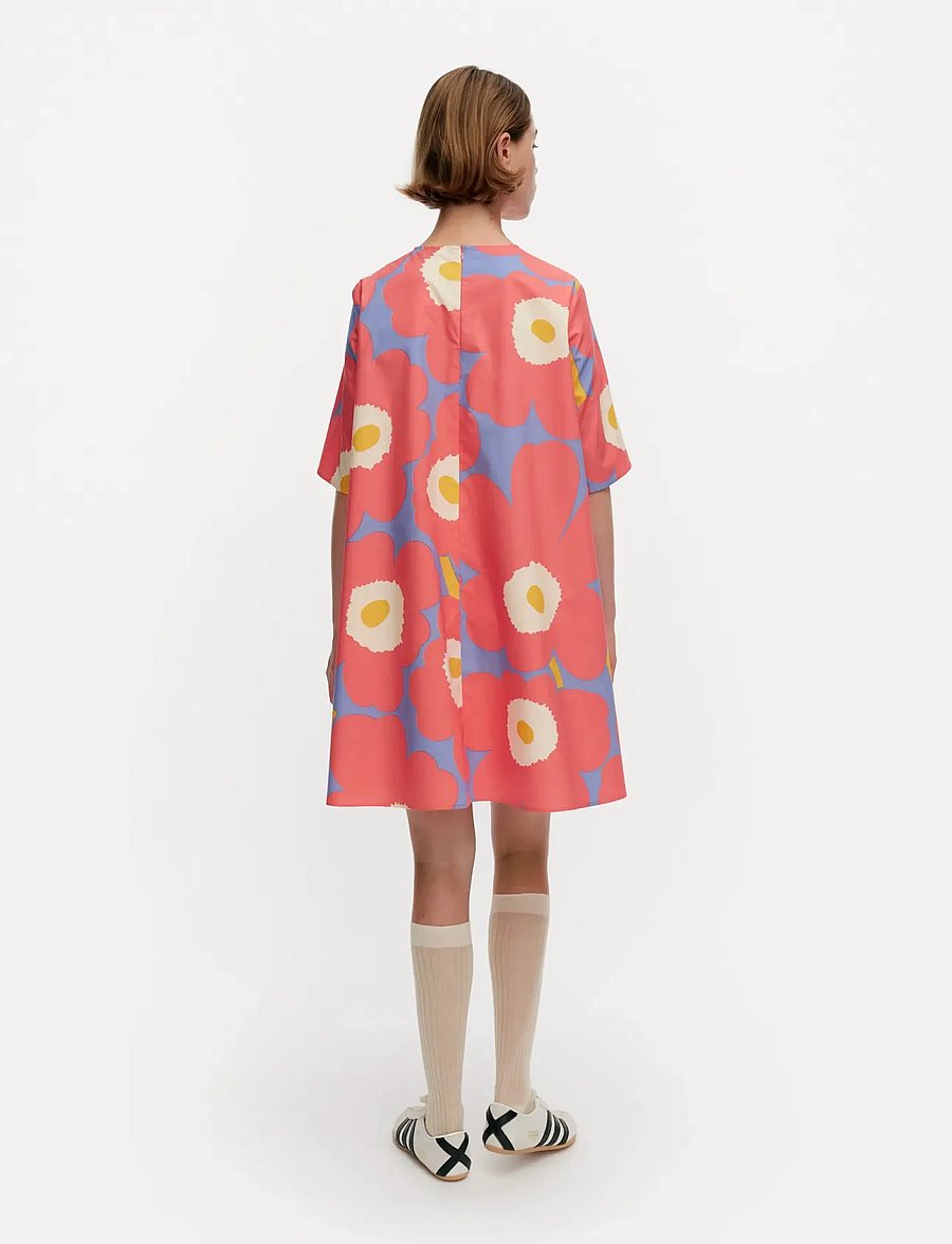 Marimekko - KUKKIVA UNIKKO - t-shirtkjoler - red, blue, orange - 3