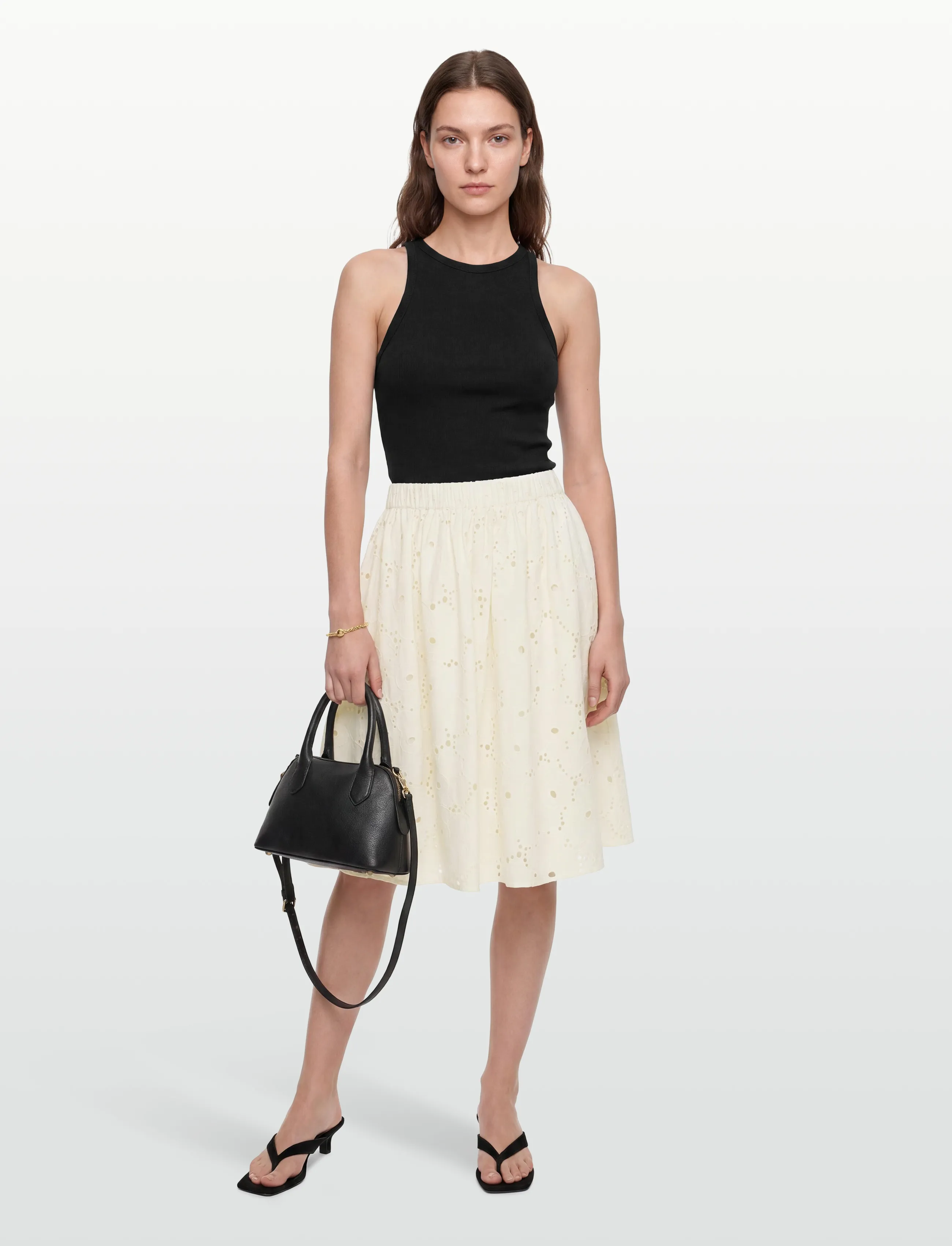 Marimekko SOMMITTELU UNIKKO - Minihameet - OFF WHITE / cream