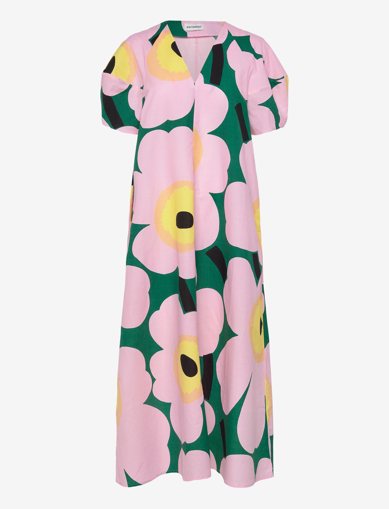 Marimekko - KAFFET UNIKKO - maxikjoler - green, light pink, yellow - 2