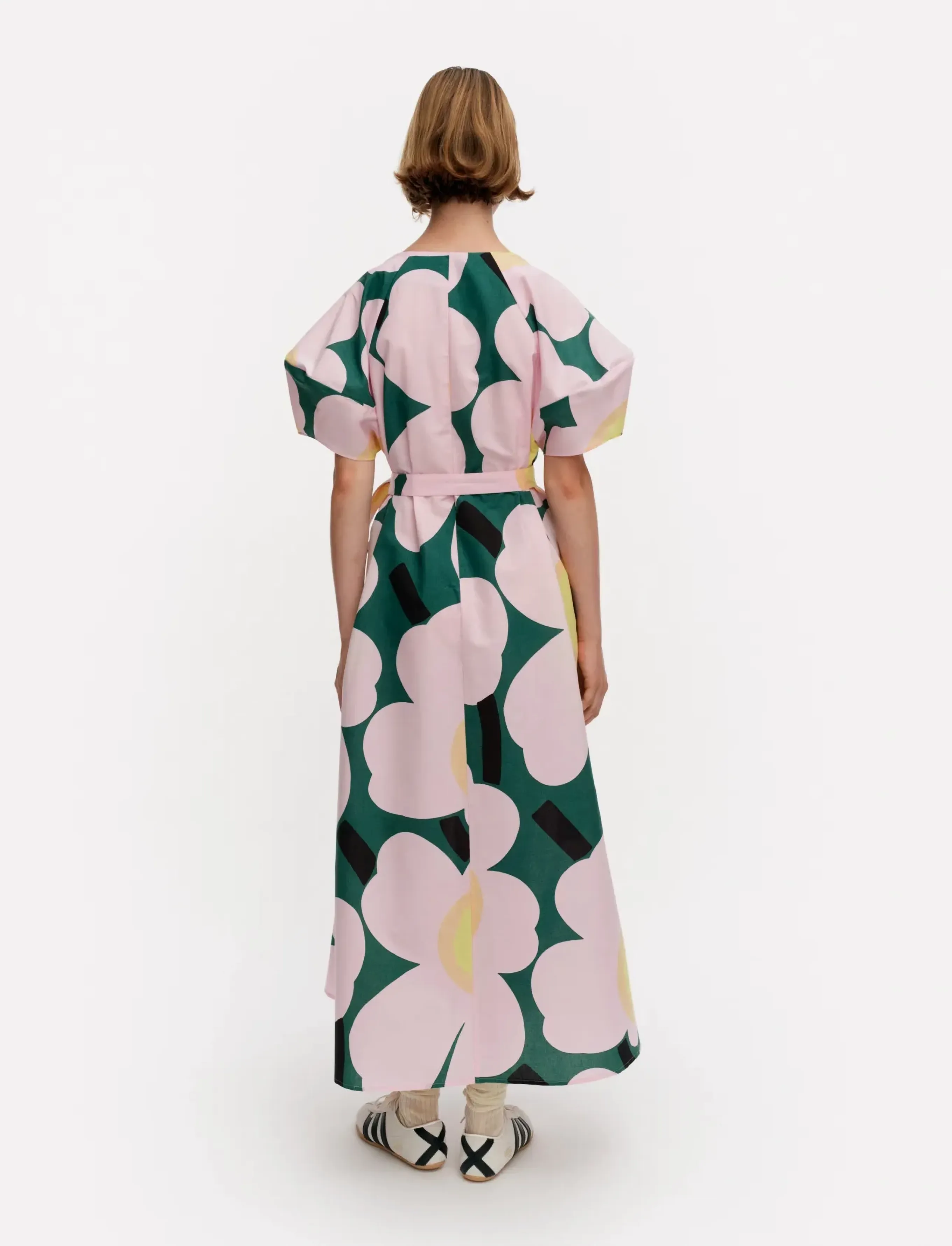 Marimekko - KAFFET UNIKKO - maxi dresses - green, light pink, yellow - 4