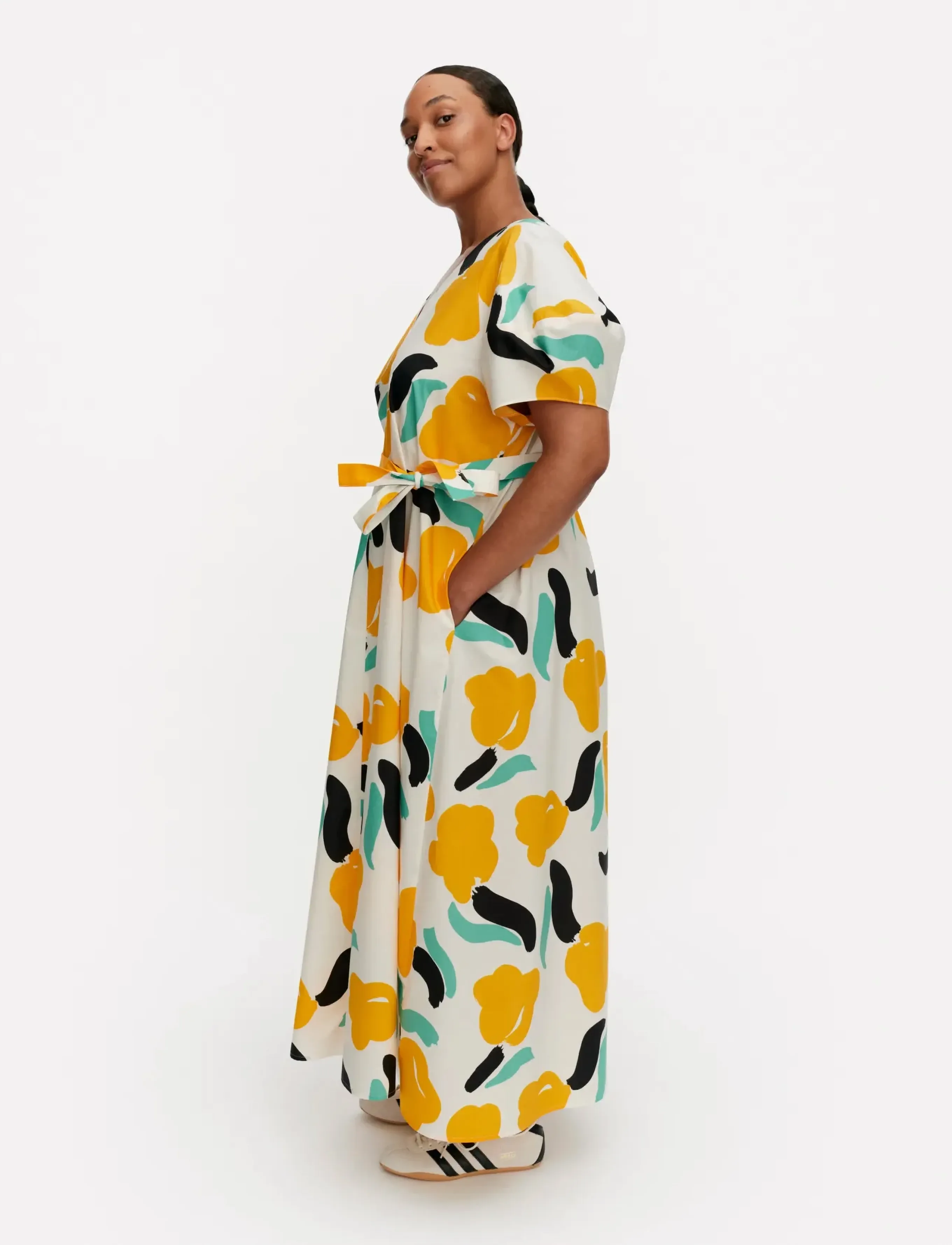 Marimekko - TAIVUT LEMMITTY - hõlmikkleidid - white, orange, green - 5