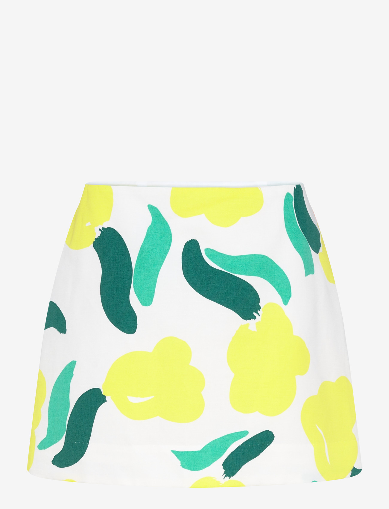 Marimekko - KOKOAMINEN LEMMITTY - short skirts - off white, yellow, green - 1