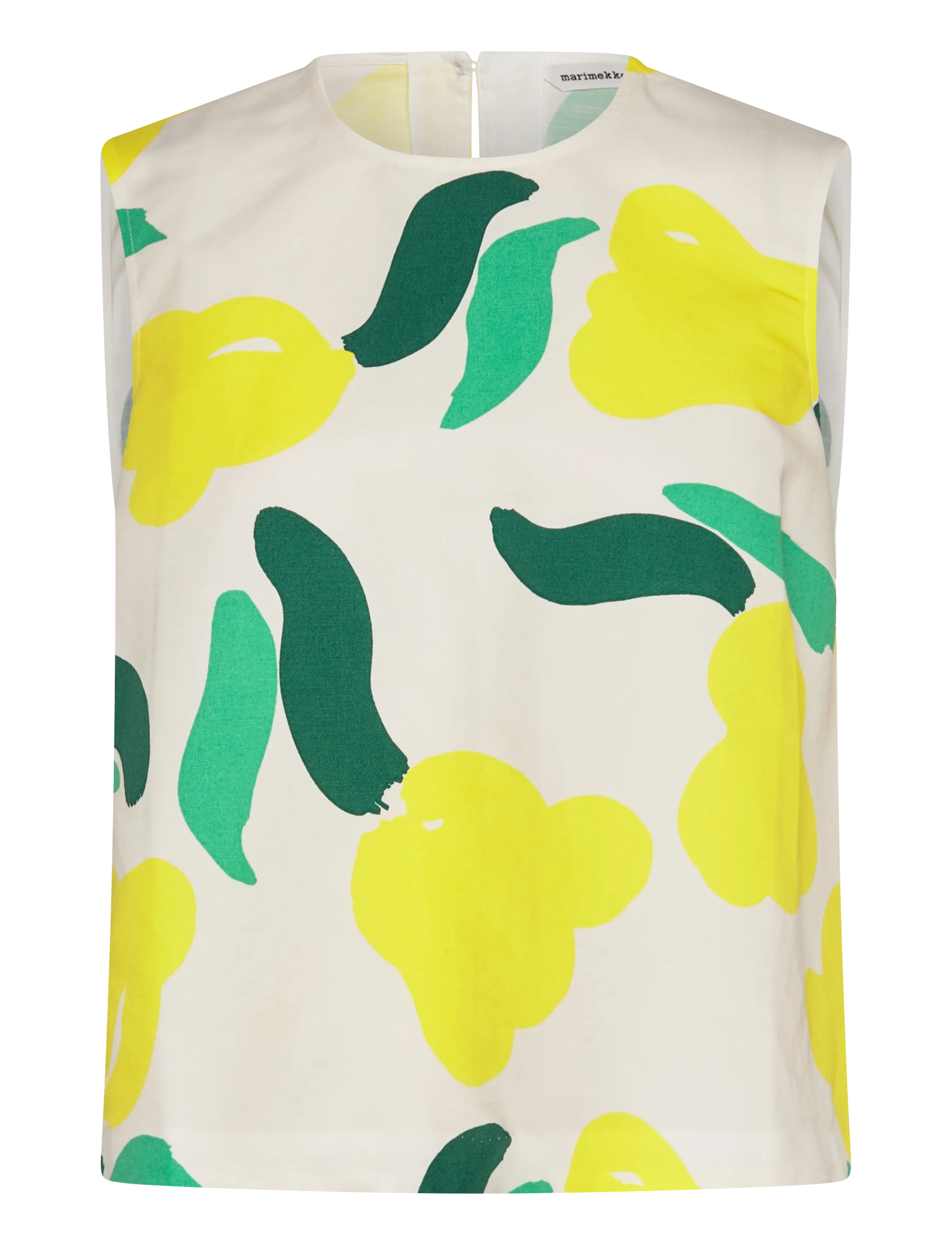 Marimekko ERILAISIA LEMMITTY - Plus Size - OFF WHITE, YELLOW, GREEN / yellow