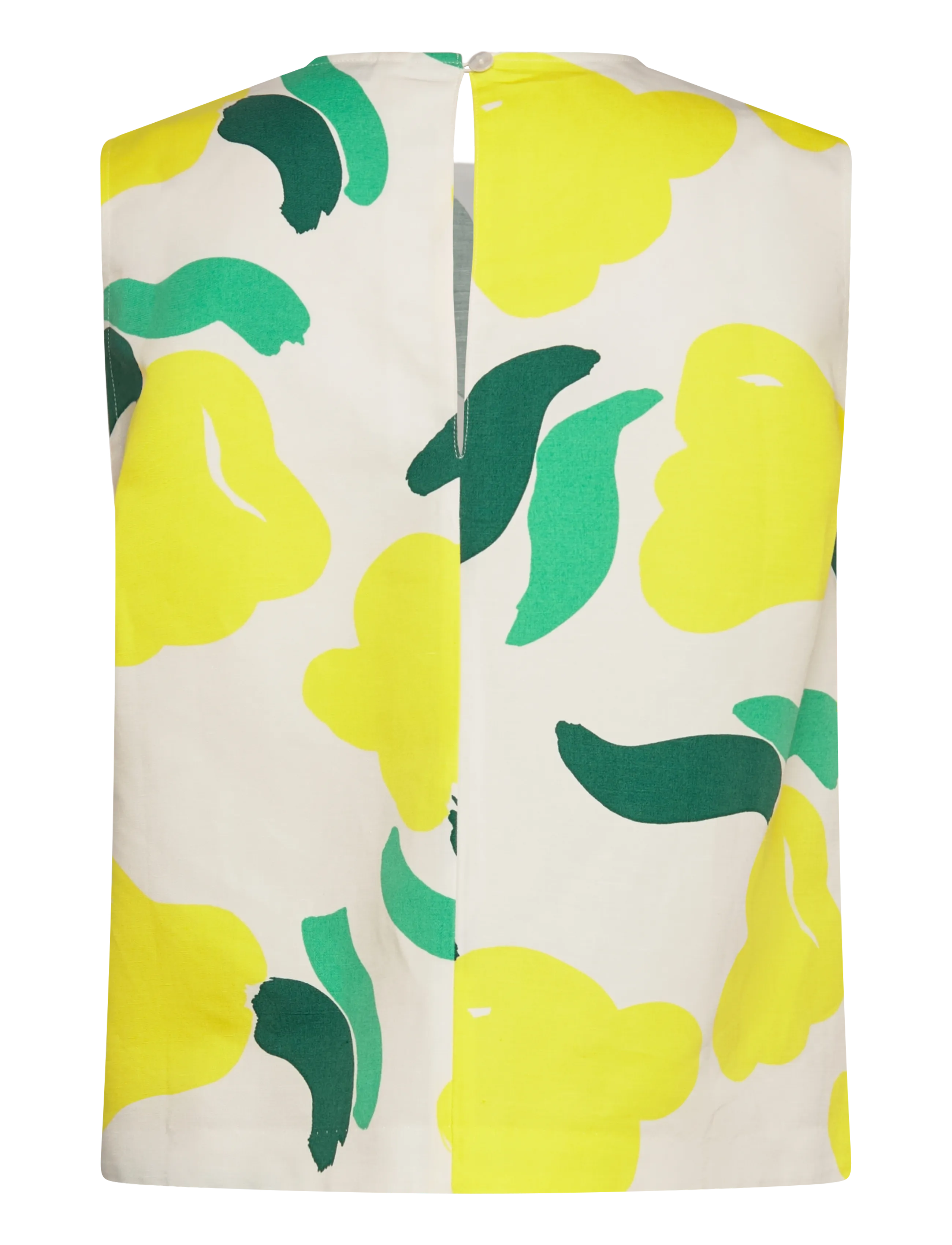 Marimekko - ERILAISIA LEMMITTY - Ärmellose blusen - off white, yellow, green - 2