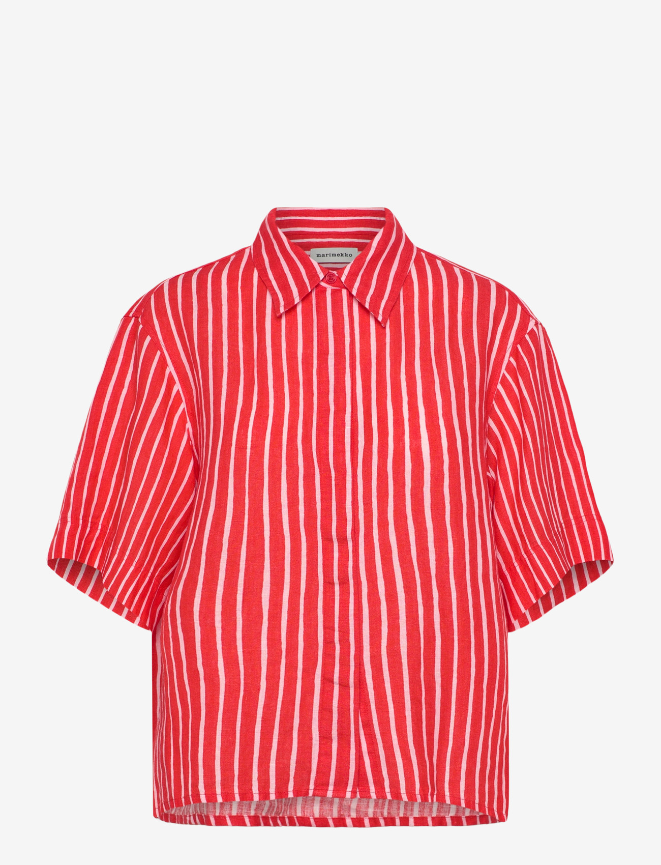 Marimekko - PALINDROMI PICCOLO - hørskjorter - red, light pink - 1