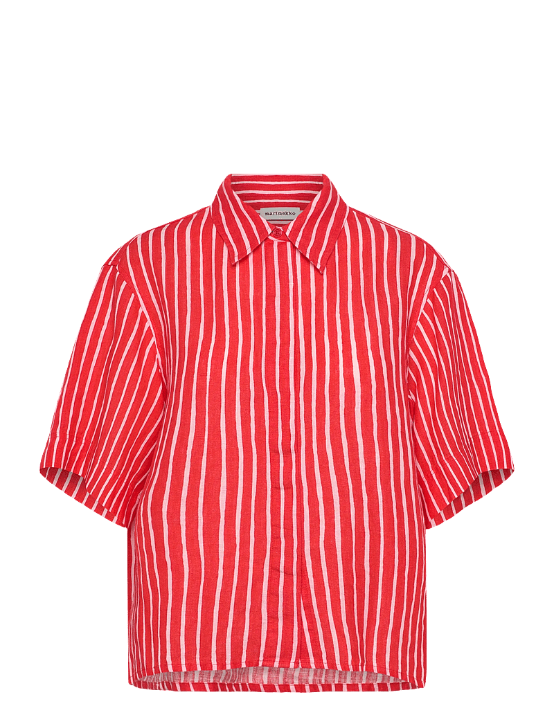 Marimekko - PALINDROMI PICCOLO - hørskjorter - red, light pink - 1