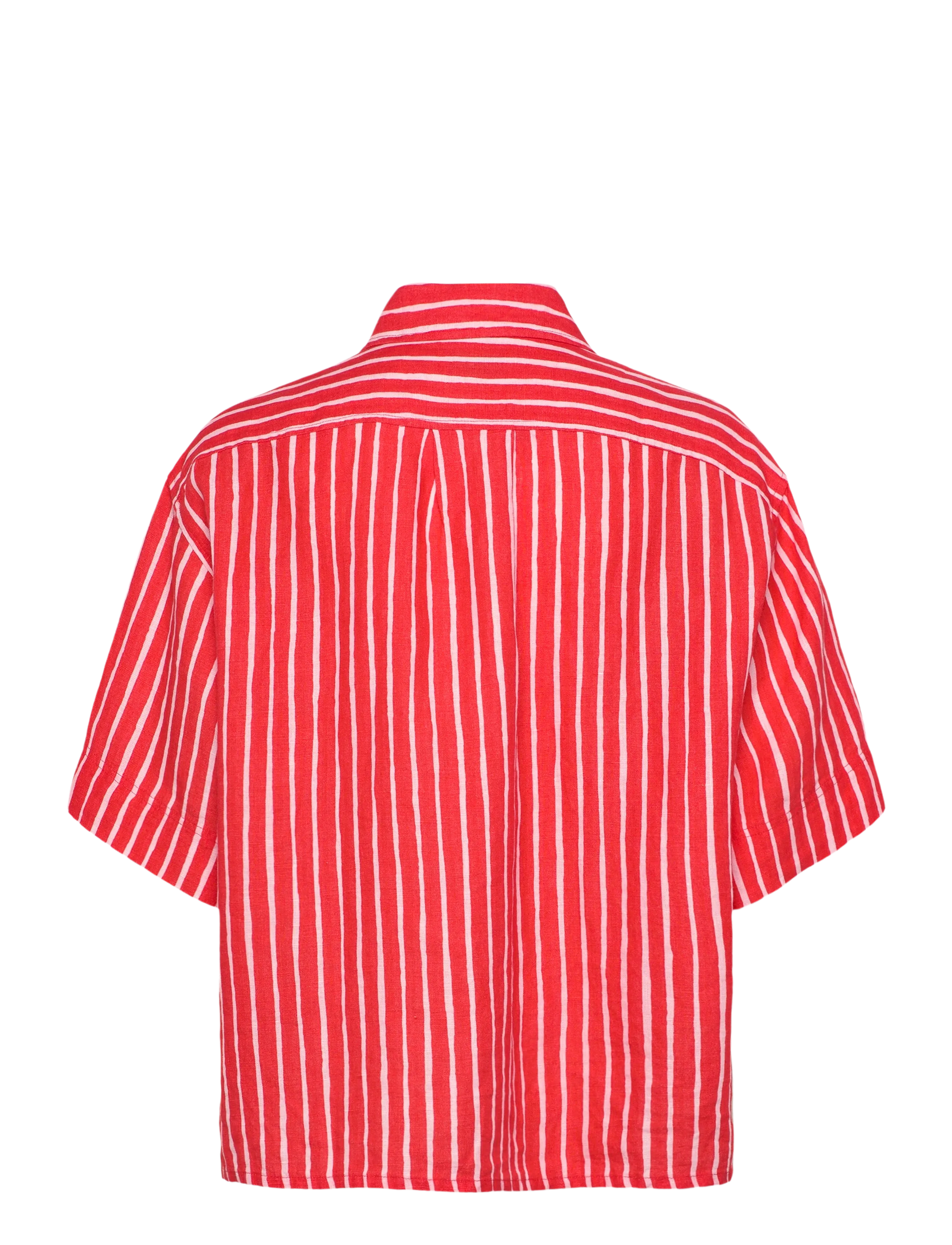 Marimekko - PALINDROMI PICCOLO - linased särgid - red, light pink - 2