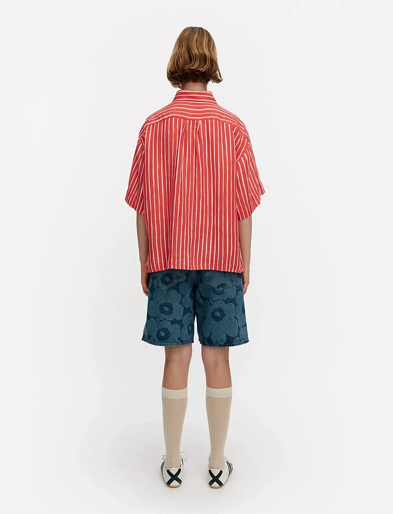 Marimekko - PALINDROMI PICCOLO - hørskjorter - red, light pink - 3