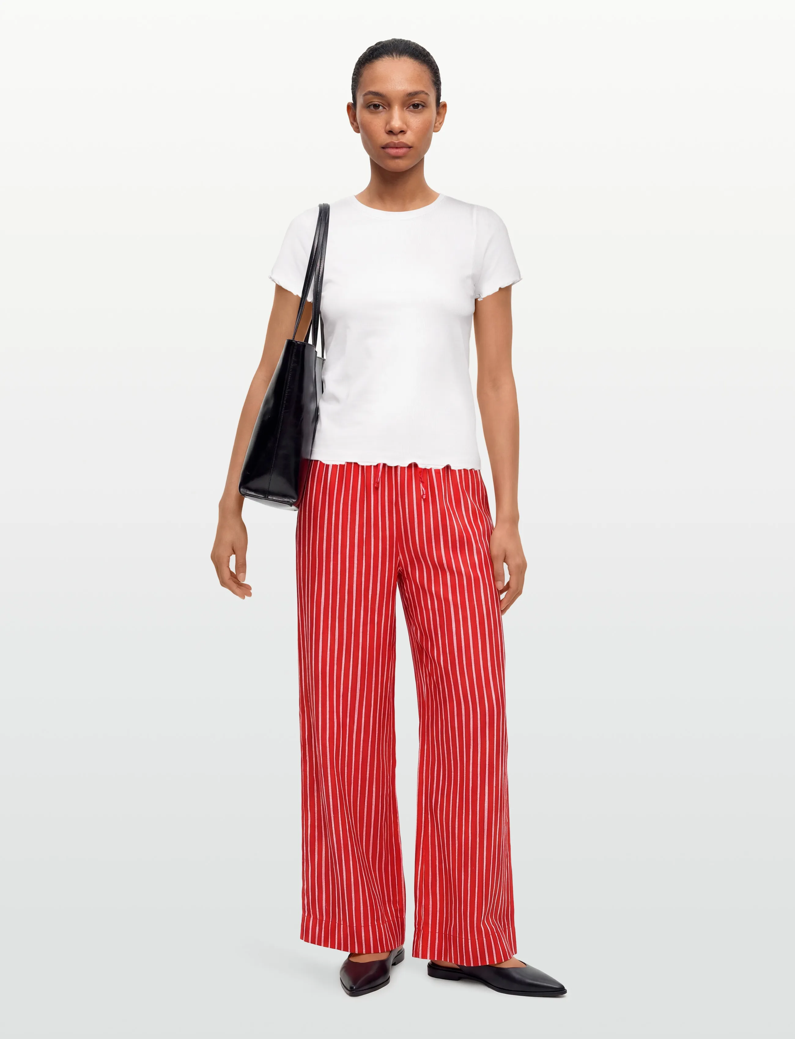 Marimekko LAJI PICCOLO - Bikses - RED, LIGHT PINK / red