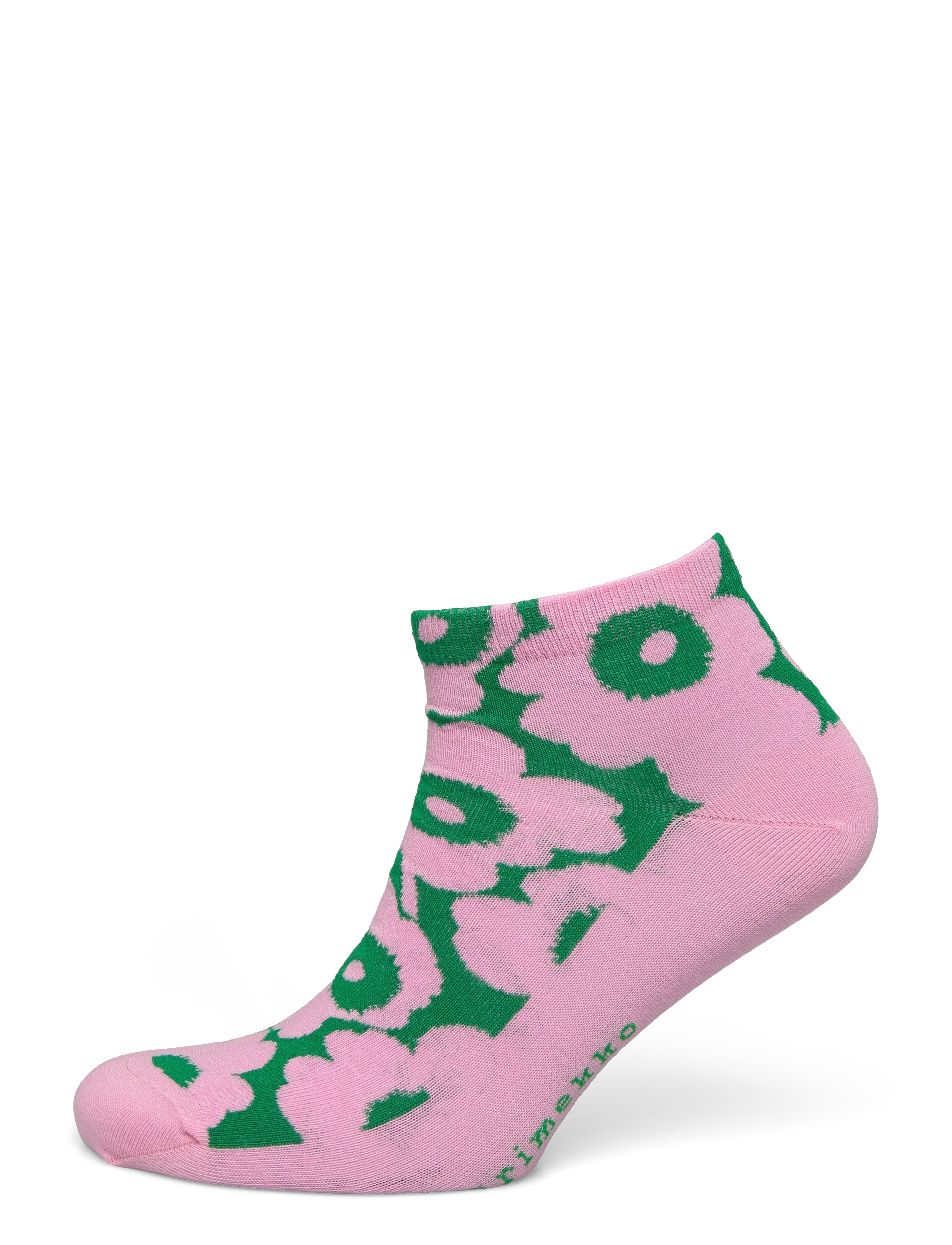 Marimekko Rasu Unikko, Kvinder, Ankelstrømper, Pink, Str: 34-36