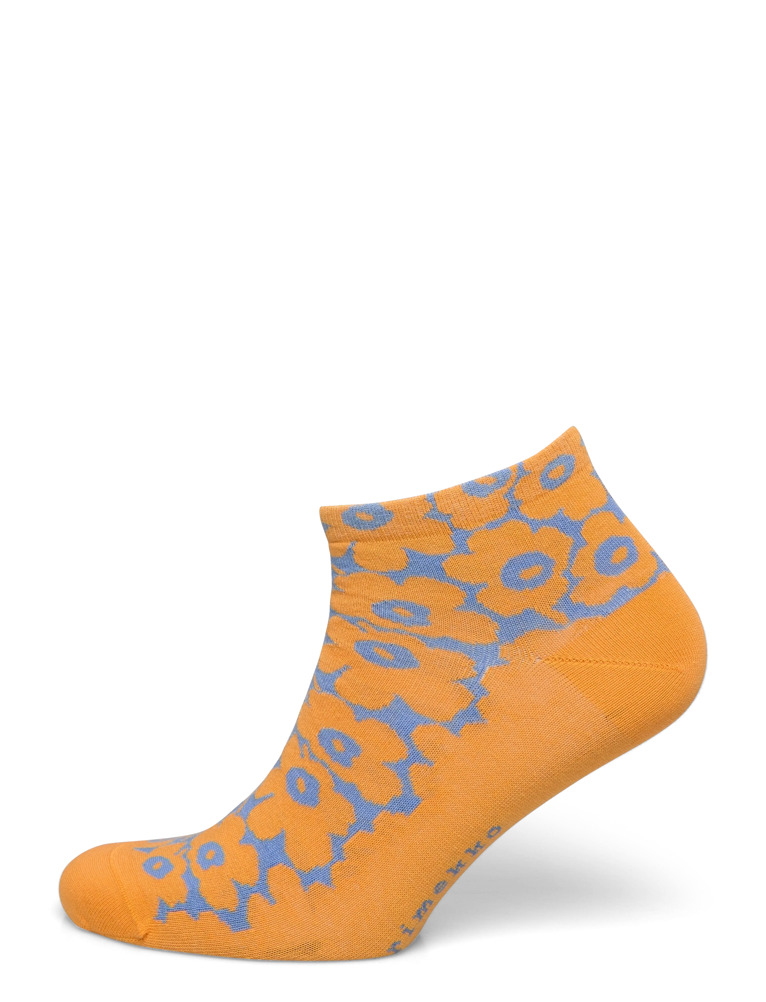 Marimekko Rasu Pikkuinen Unikko, 37-39, Socks, Orange - Footies-ankle Frauen