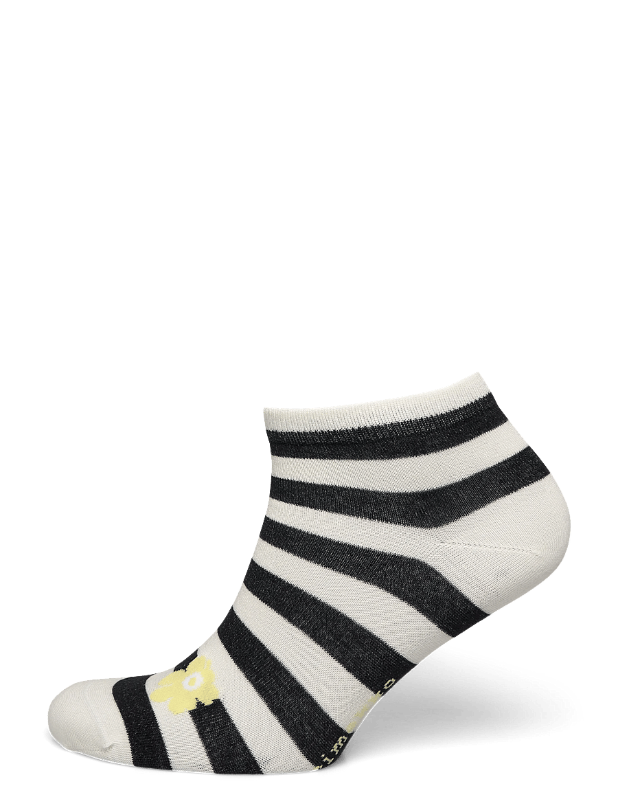 Marimekko - RASU TASARAITA UNIKKO - strümpfe - black, white, yellow - 0