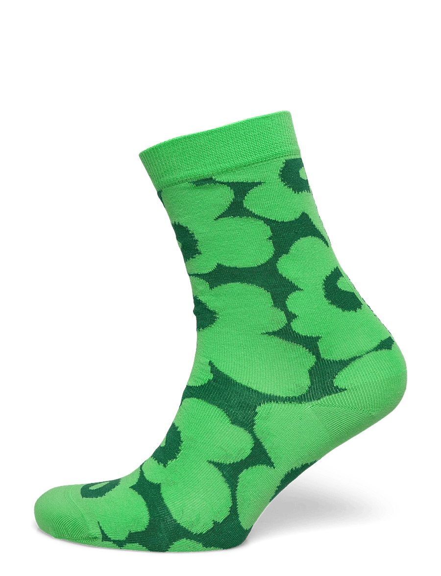 Marimekko - LINJAUS UNIKKO - normale socken - green, dark green - 0