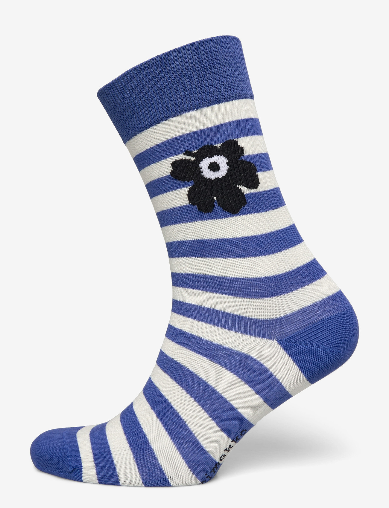 Marimekko - KASVAA TASARAITA UNIKKO ONE - almindelige strømper - blue, off white, black - 0