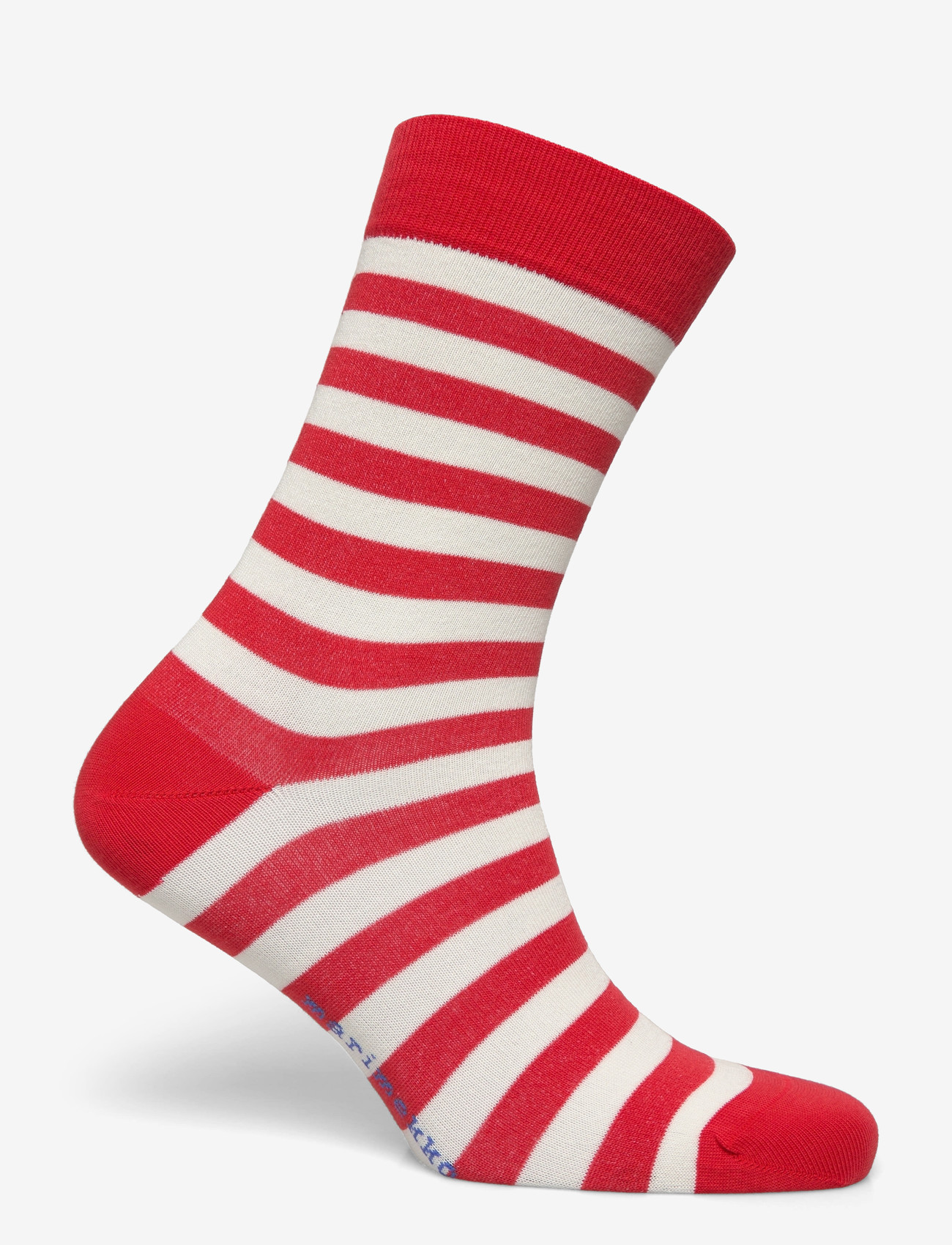 Marimekko - KASVAA TASARAITA UNIKKO ONE - crew-socken - red, off white, blue - 1