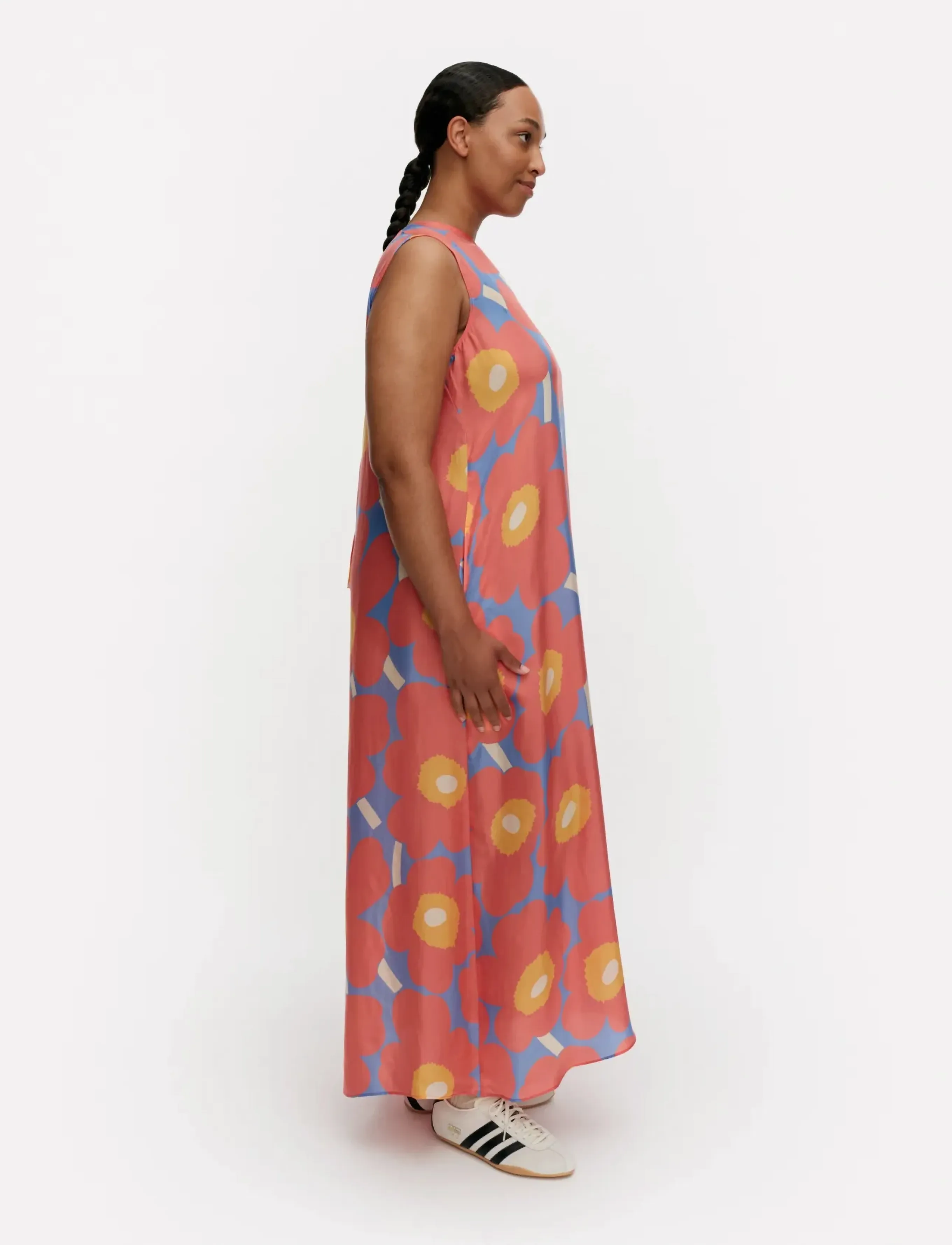Marimekko - MIGOT UNIKKO - maxi-jurken - blue, red, orange - 4