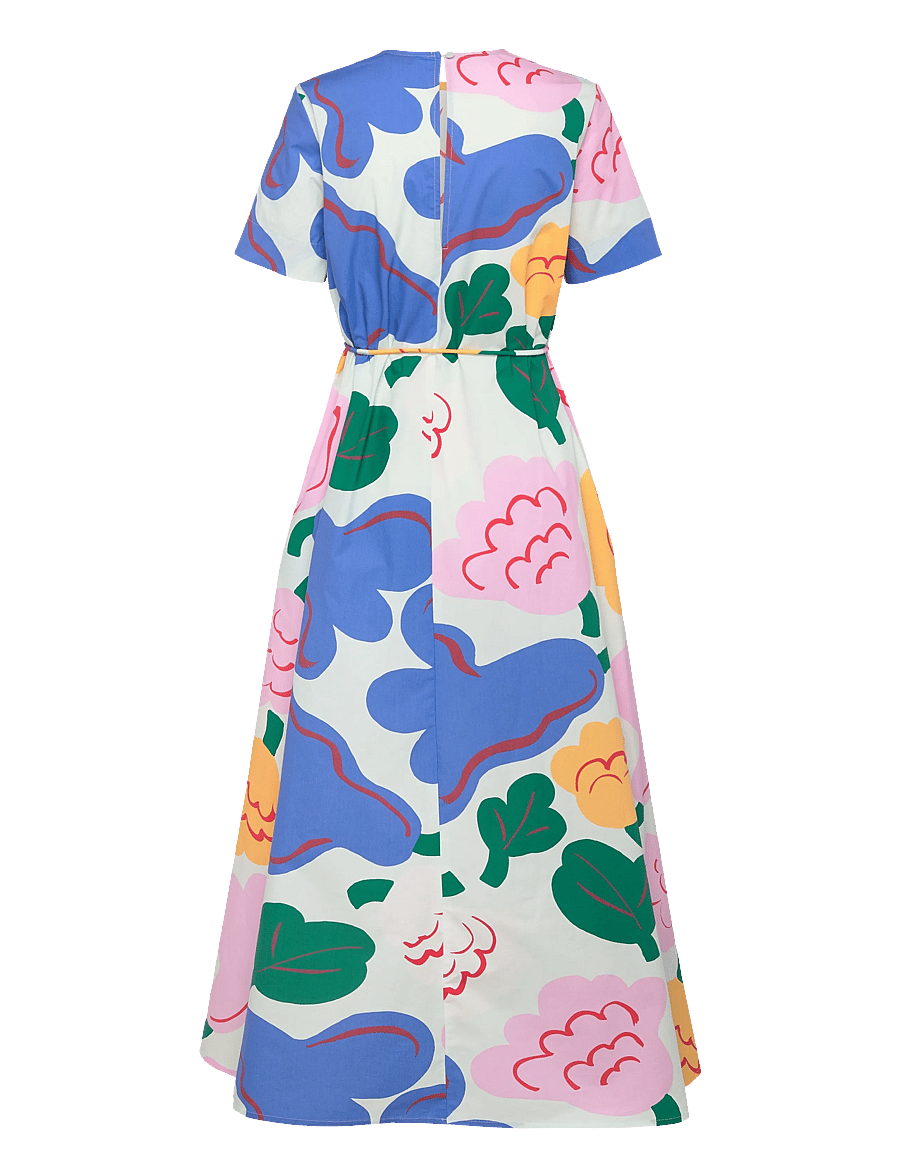 Marimekko - ASETELMA KUKASTA KUKKAAN - maxikleider - light green, green, blue - 2