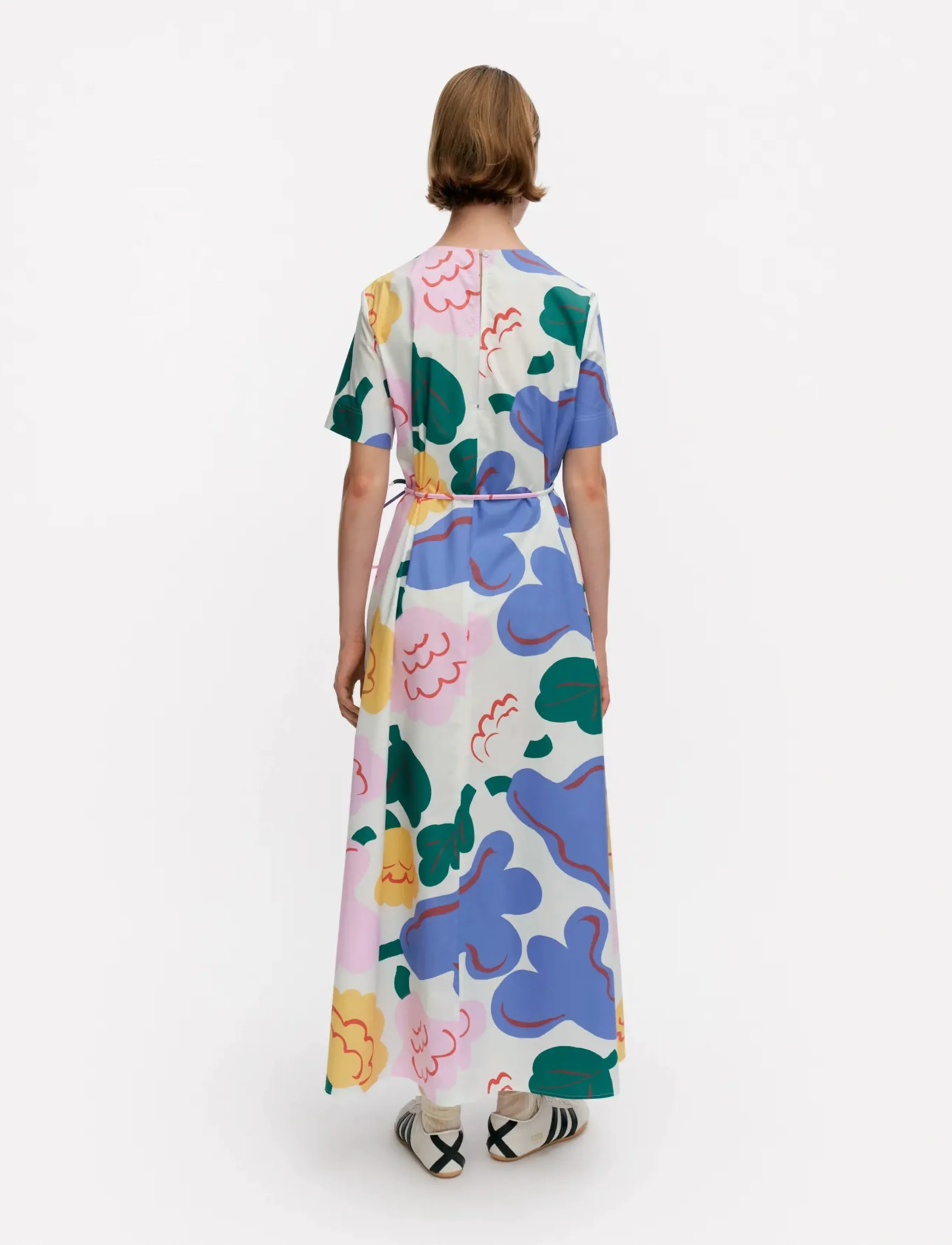Marimekko - ASETELMA KUKASTA KUKKAAN - maxi kjoler - light green, green, blue - 4