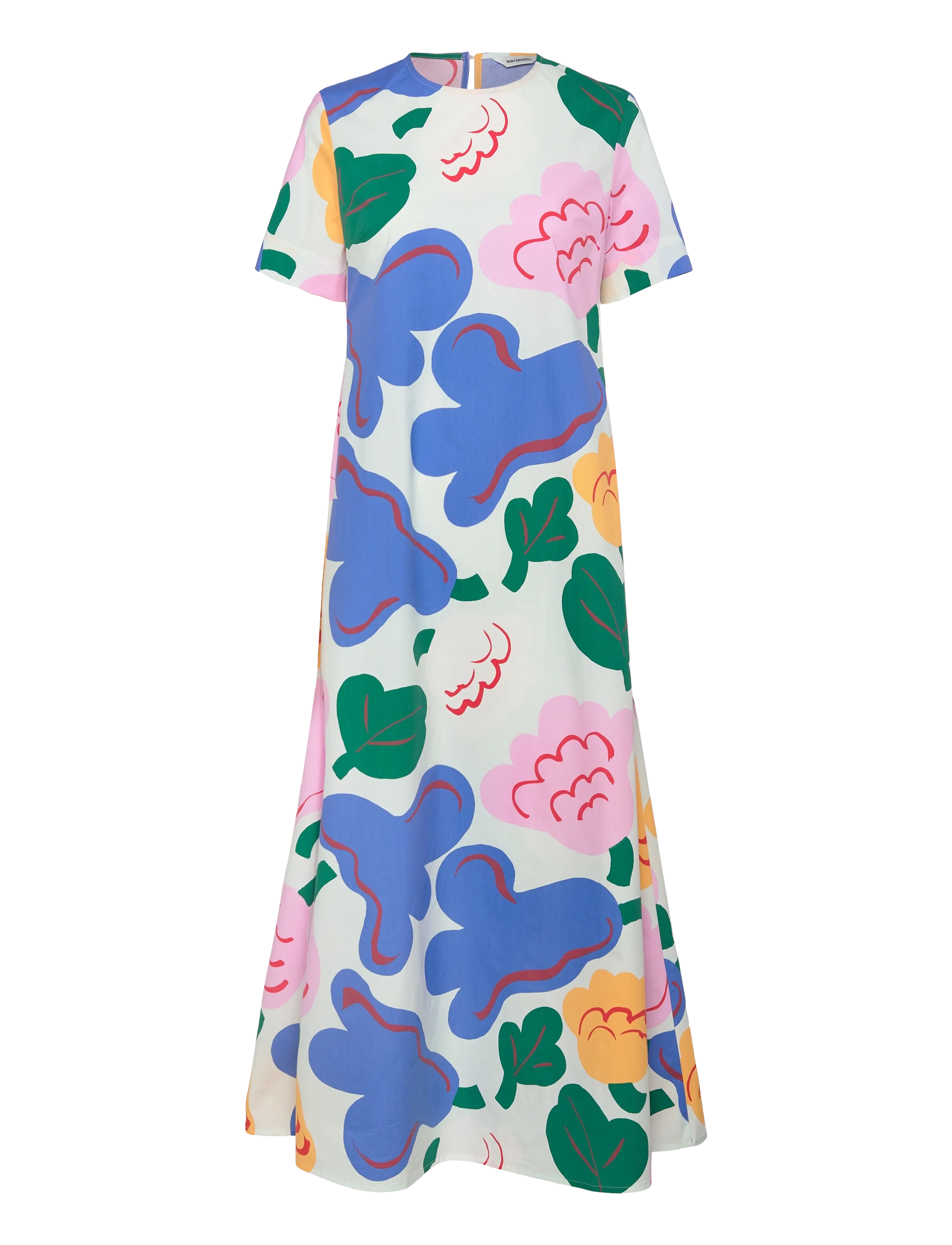 Marimekko - ASETELMA KUKASTA KUKKAAN - maxi kjoler - light green, green, blue - 3