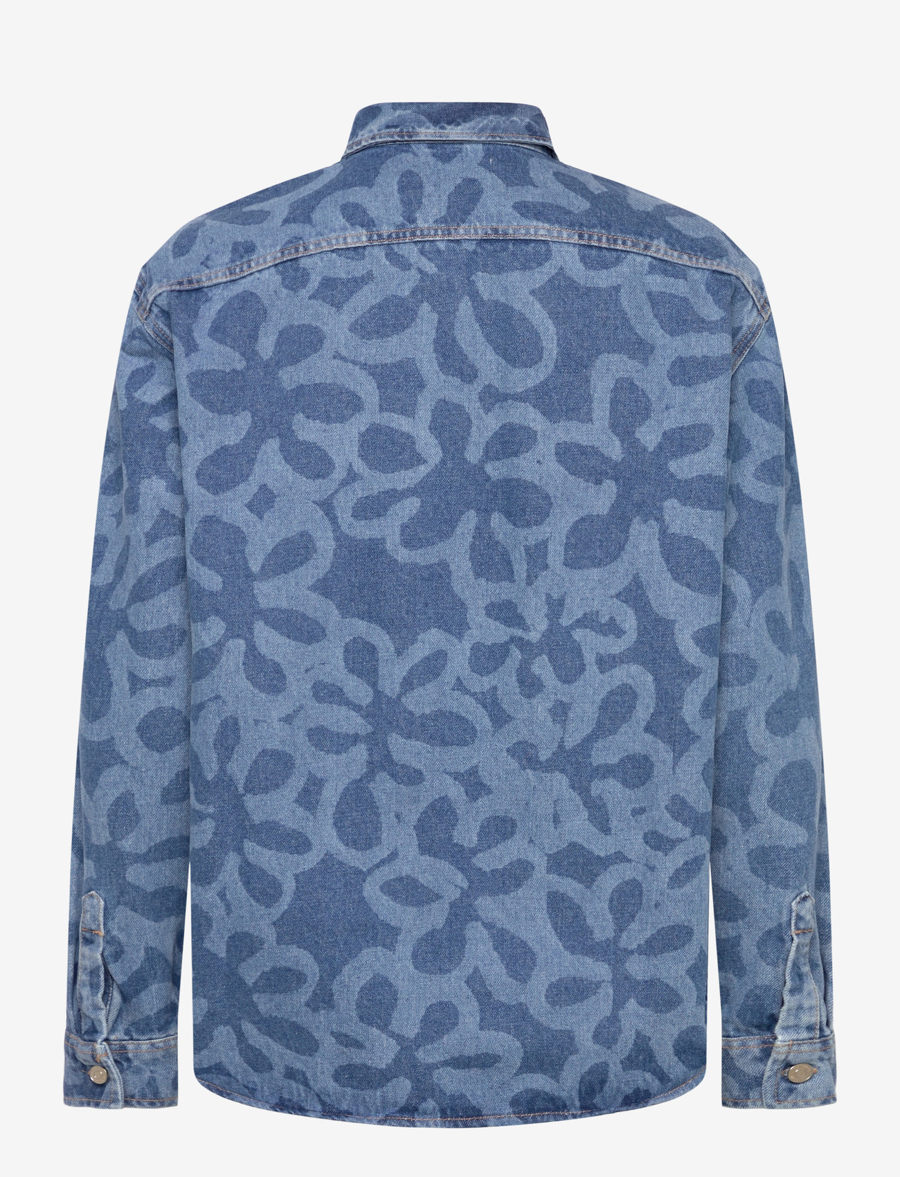 Marimekko - MARIDENIM VAIHE KUKKA - denimskjorter - used indigo - 2