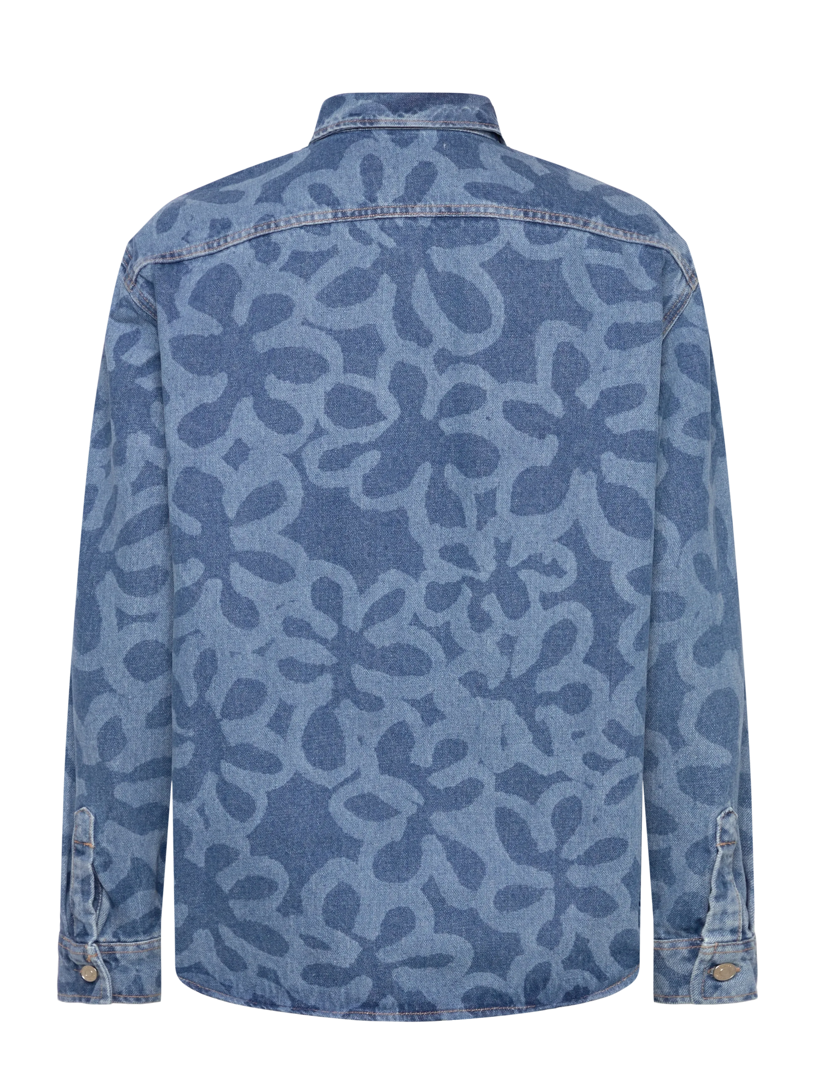 Marimekko - MARIDENIM VAIHE KUKKA - denim shirts - used indigo - 2