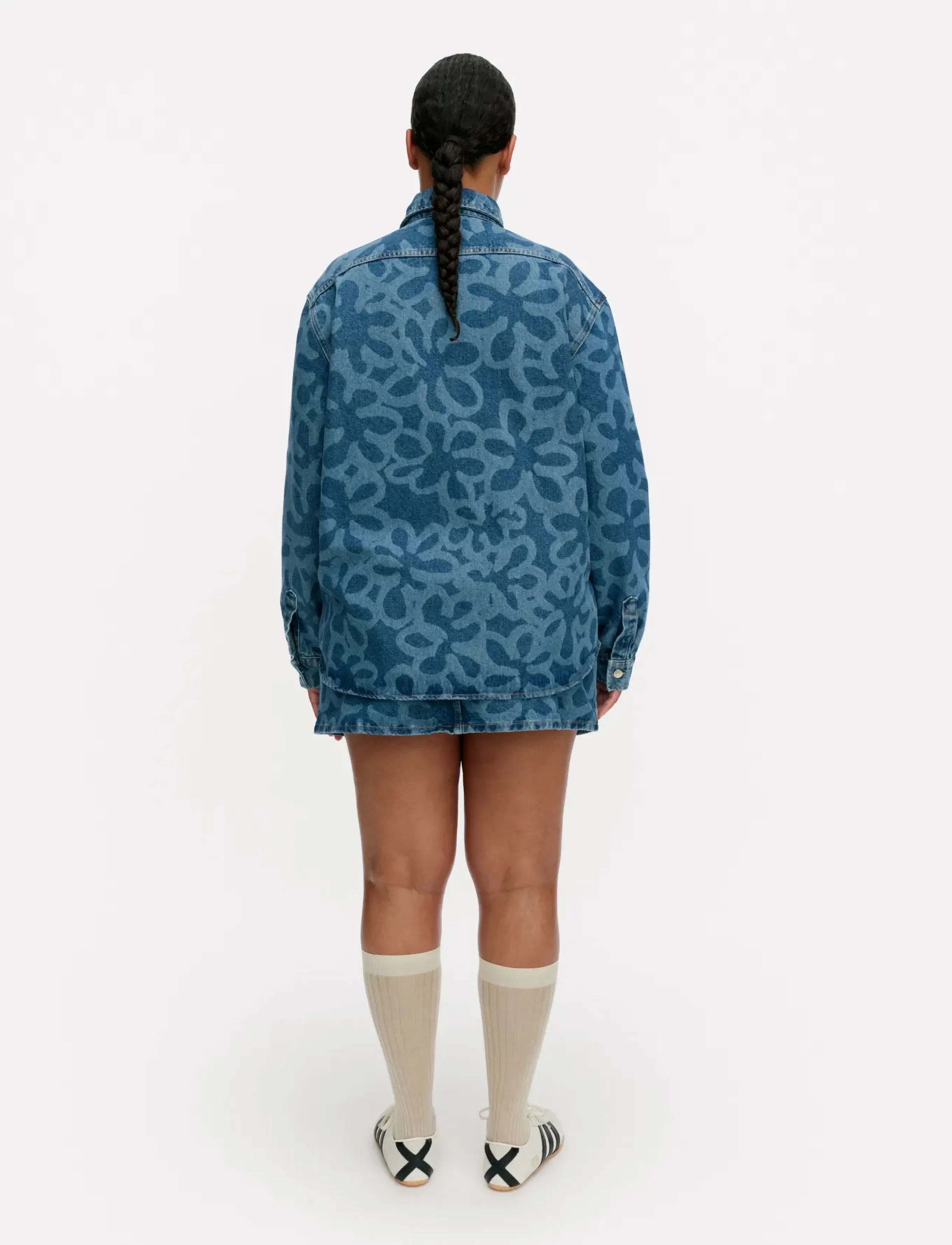 Marimekko - MARIDENIM VAIHE KUKKA - denim shirts - used indigo - 3