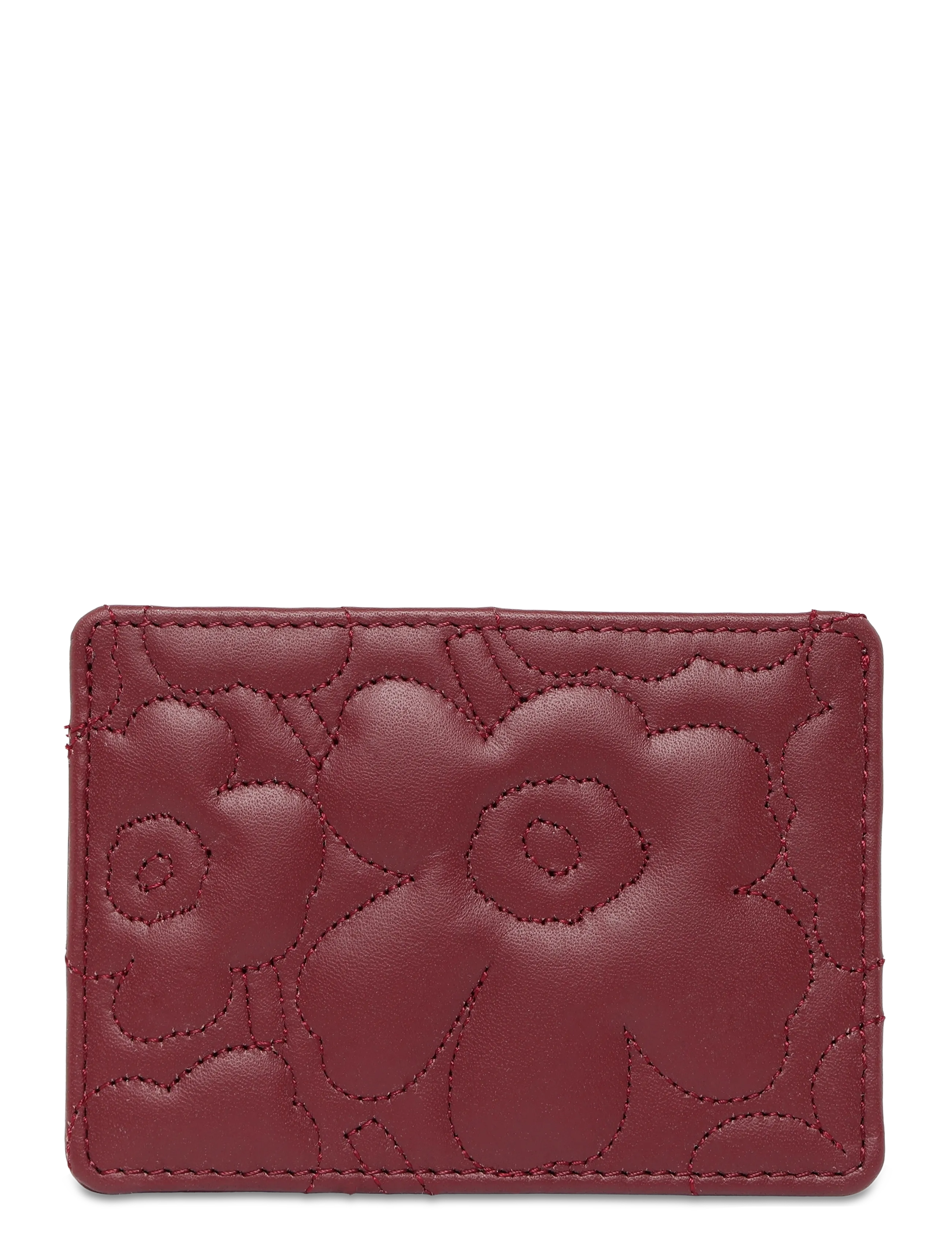 Marimekko Card Holder Unikko, One Size, Holders & Wallets, Burgunderrot - Holder, Frauen