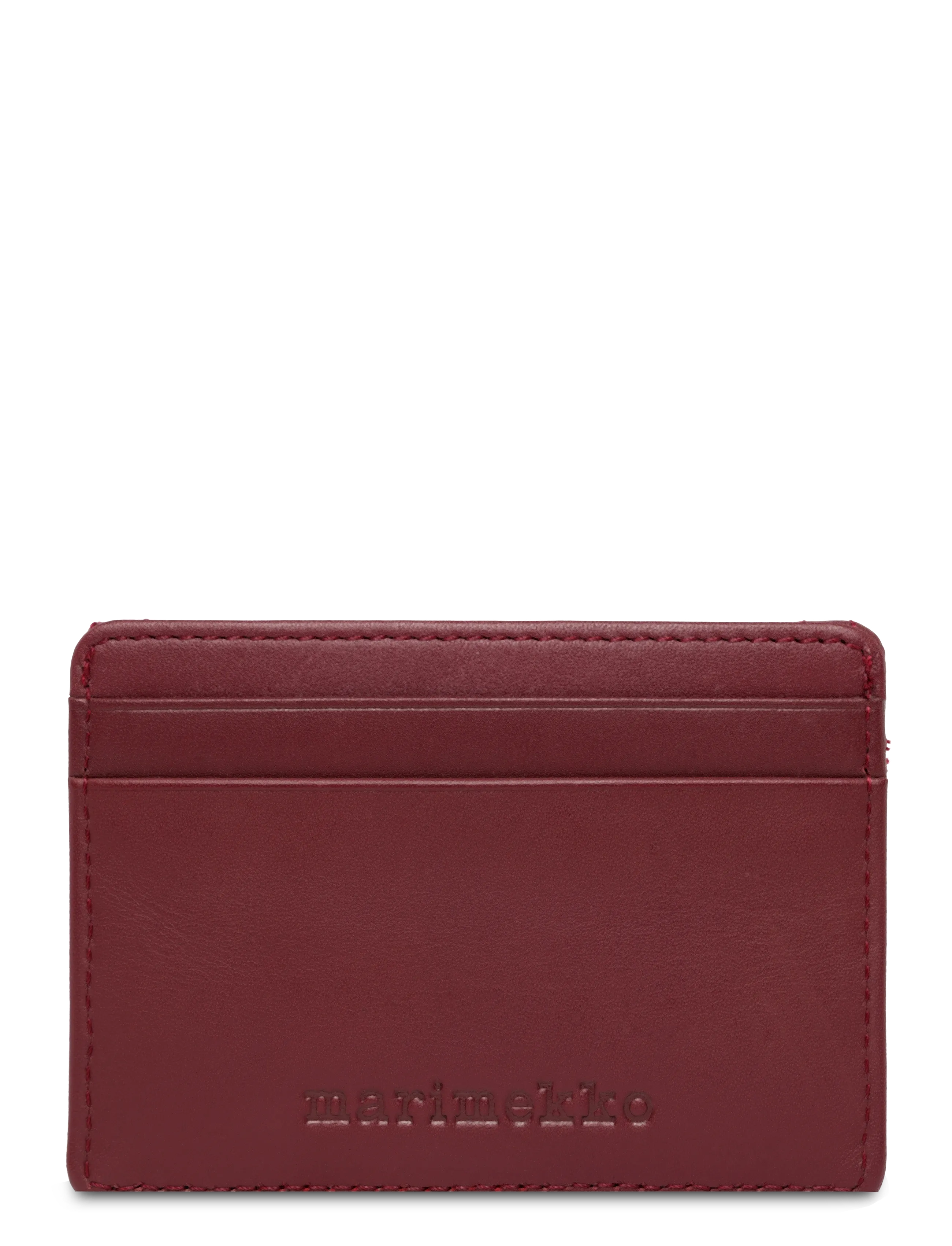 Marimekko - CARD HOLDER UNIKKO - wine red - 2