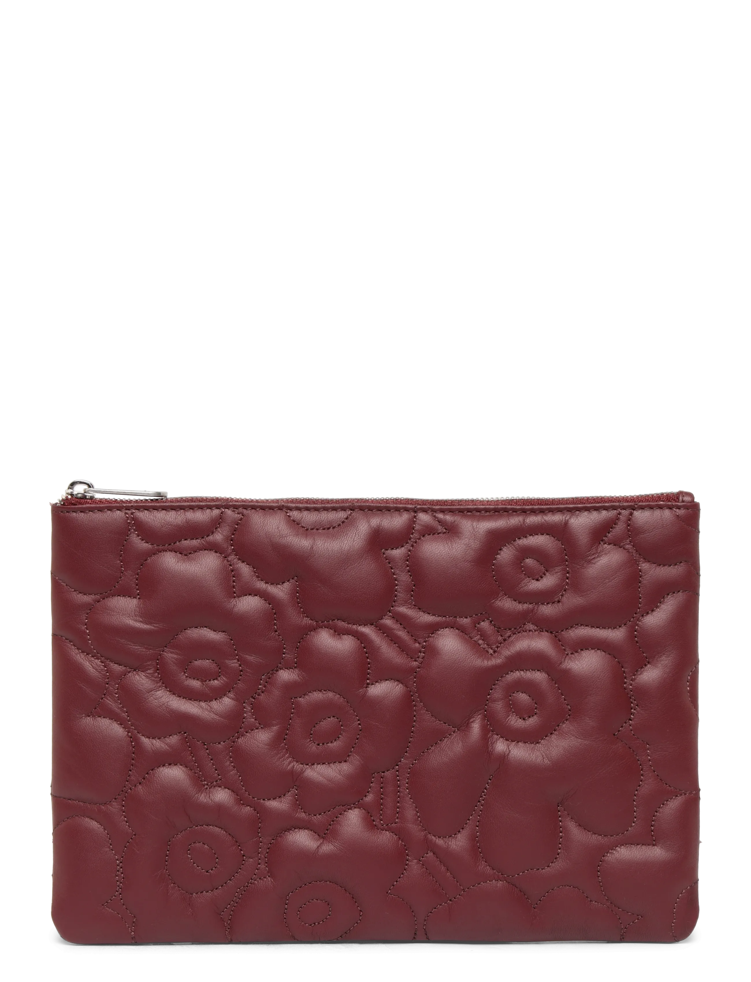 Marimekko Pouch Bag Unikko, One Size, Bags, Burgunderrot - Clutches, Frauen