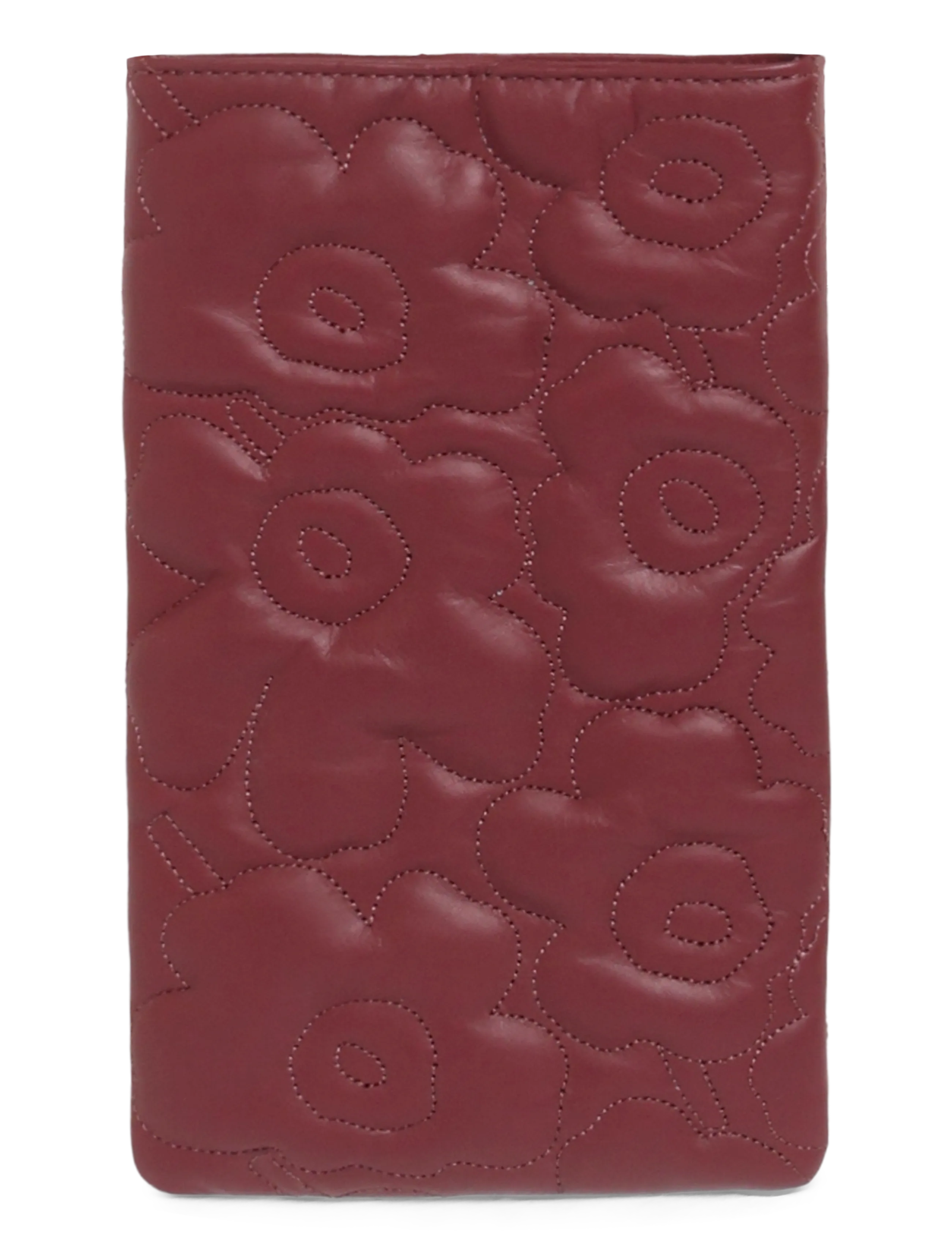 Marimekko - PHONE POCKET UNIKKO - tehnikatarvikud - wine red - 1