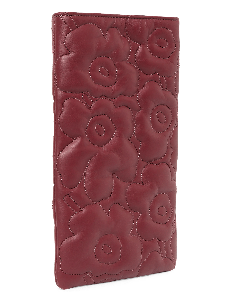 Marimekko - PHONE POCKET UNIKKO - tehnikatarvikud - wine red - 2